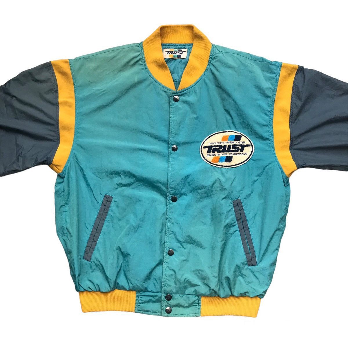 Vintage Vintage 90s Trust Super Tuning System Racing Team Jacket Size US L / EU 52-54 / 3 - 5 Thumbnail