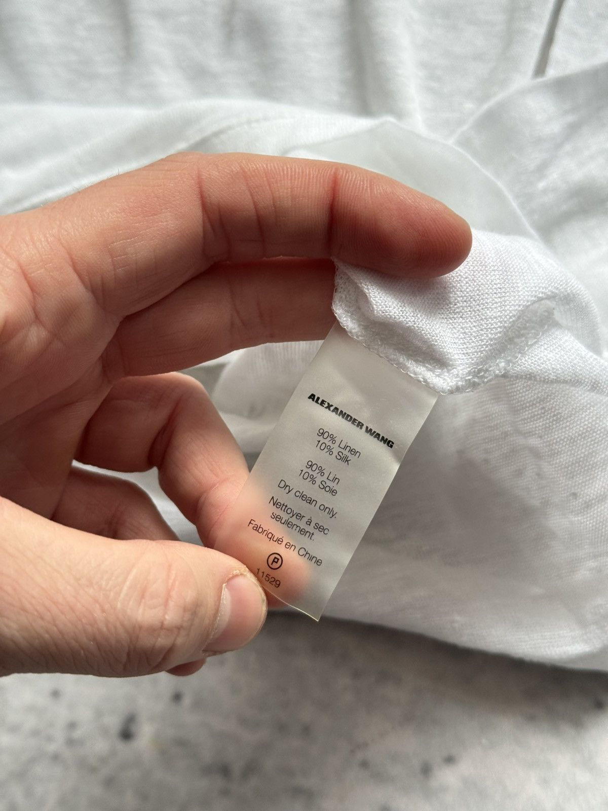 Alexander Wang × Vintage Alexander Wang longsleeve white unisex size S Size US S / EU 44-46 / 1 - 8 Thumbnail