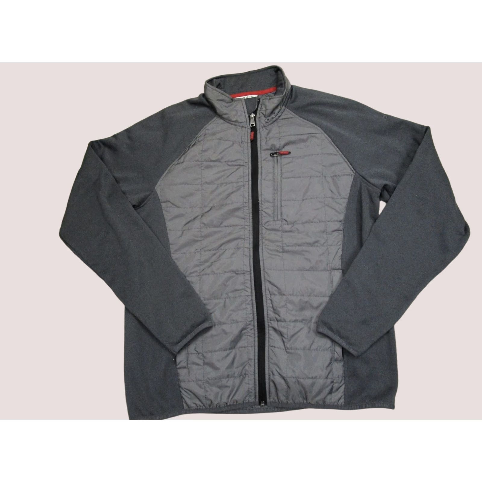 Orvis Orvis Jacket Mens M Gray Performance Full Zip Quilted Hybrid Fleece Hiking Size US M / EU 48-50 / 2 - 1 Thumbnail