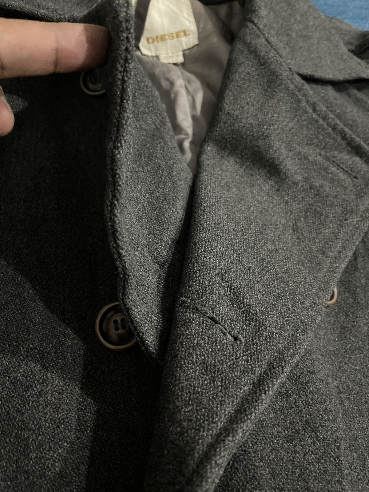 Diesel Vintage Diesel Long Coat Jacket Size US M / EU 48-50 / 2 - 9 Thumbnail