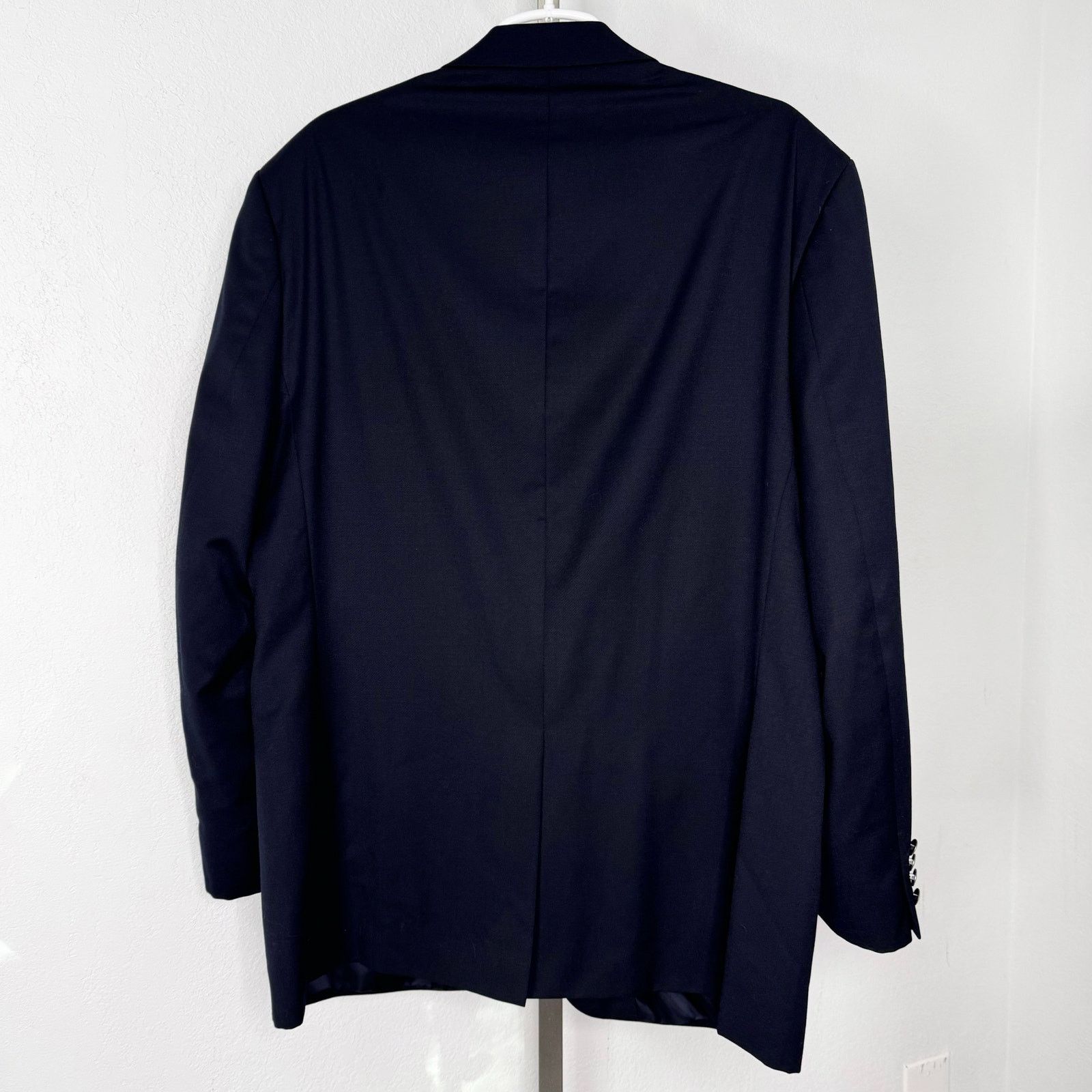 Michael Kors MICHAEL MICHAEL KORS Men's Sport Coat Blazer Two-Button Navy Size 46R - 7 Thumbnail