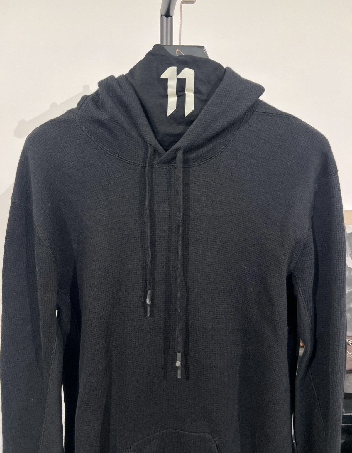 11 By Boris Bidjan Saberi 11ByBBS Waffle-Knit Balaclava & Embroidered Hoodie Size US L / EU 52-54 / 3 - 3 Thumbnail