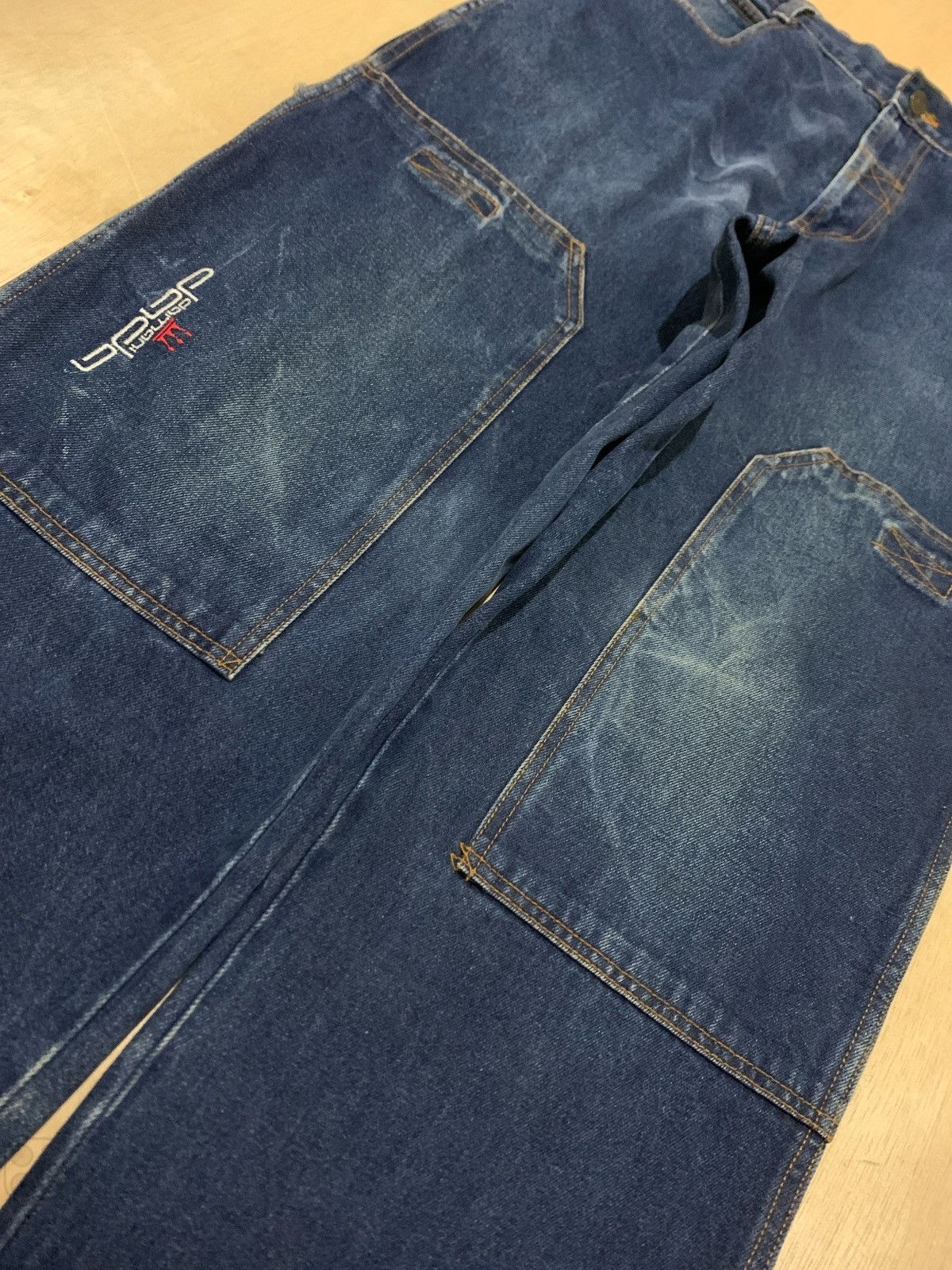 20471120 × Hysteric Glamour × Japanese Brand Vintage Y2k Damani Dada Baggy Denim Jeans Size US 32 / EU 48 - 5 Thumbnail