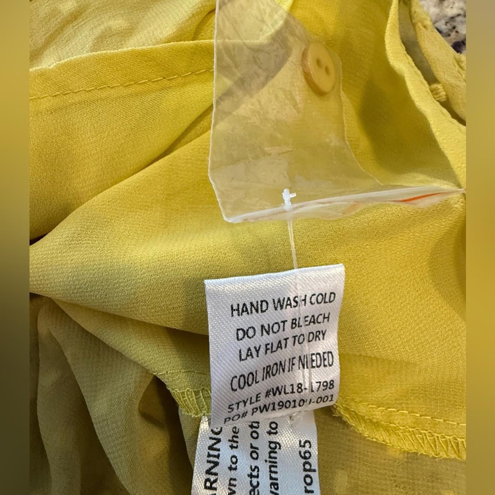 Other Wishlist Apparel mustard yellow Swiss dot sleeveless top M Size M / US 6-8 / IT 42-44 - 8 Thumbnail