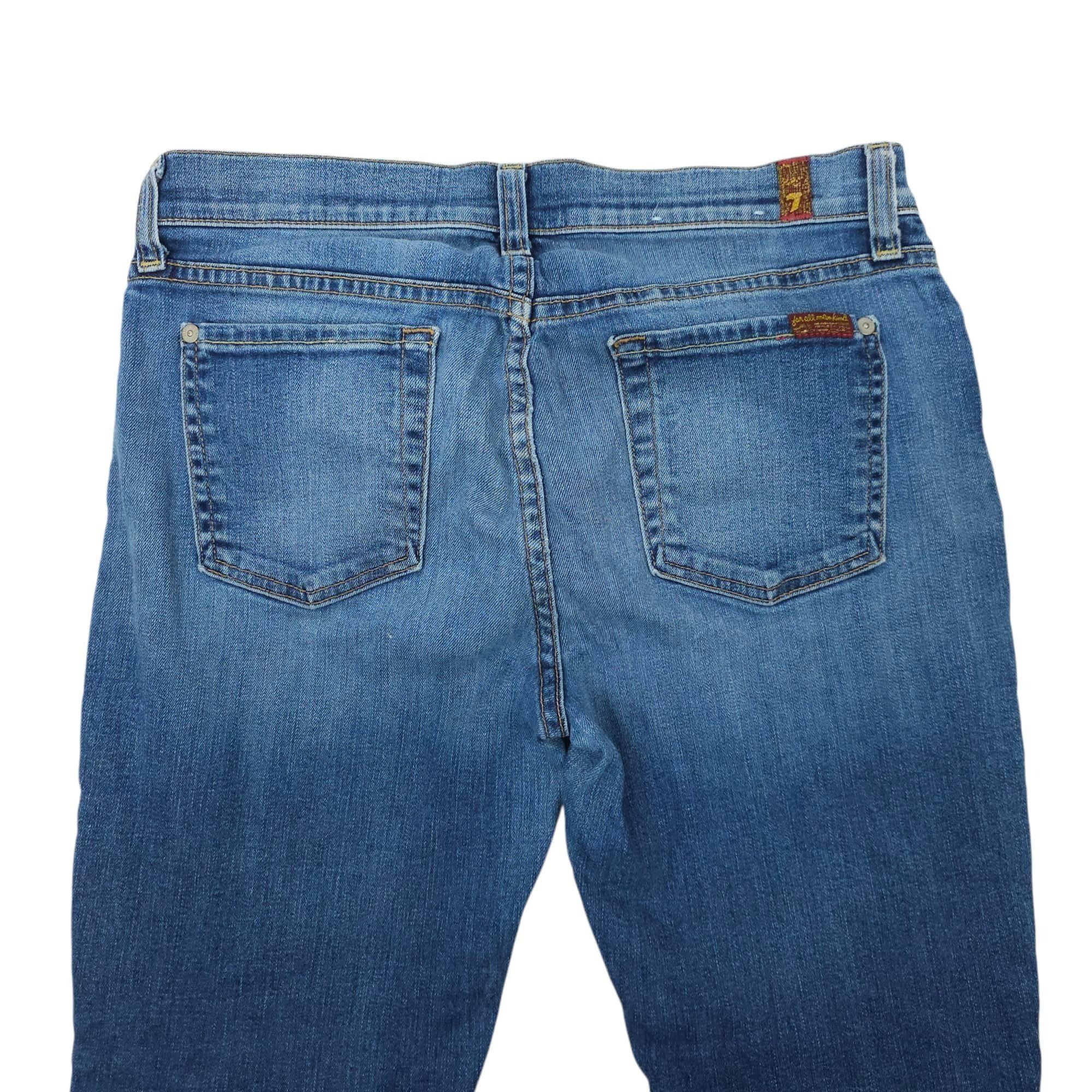 7 For All Mankind 7 For All Mankind The Ankle Skinny Stretch Denim Womens 29 Size 29" - 10 Thumbnail