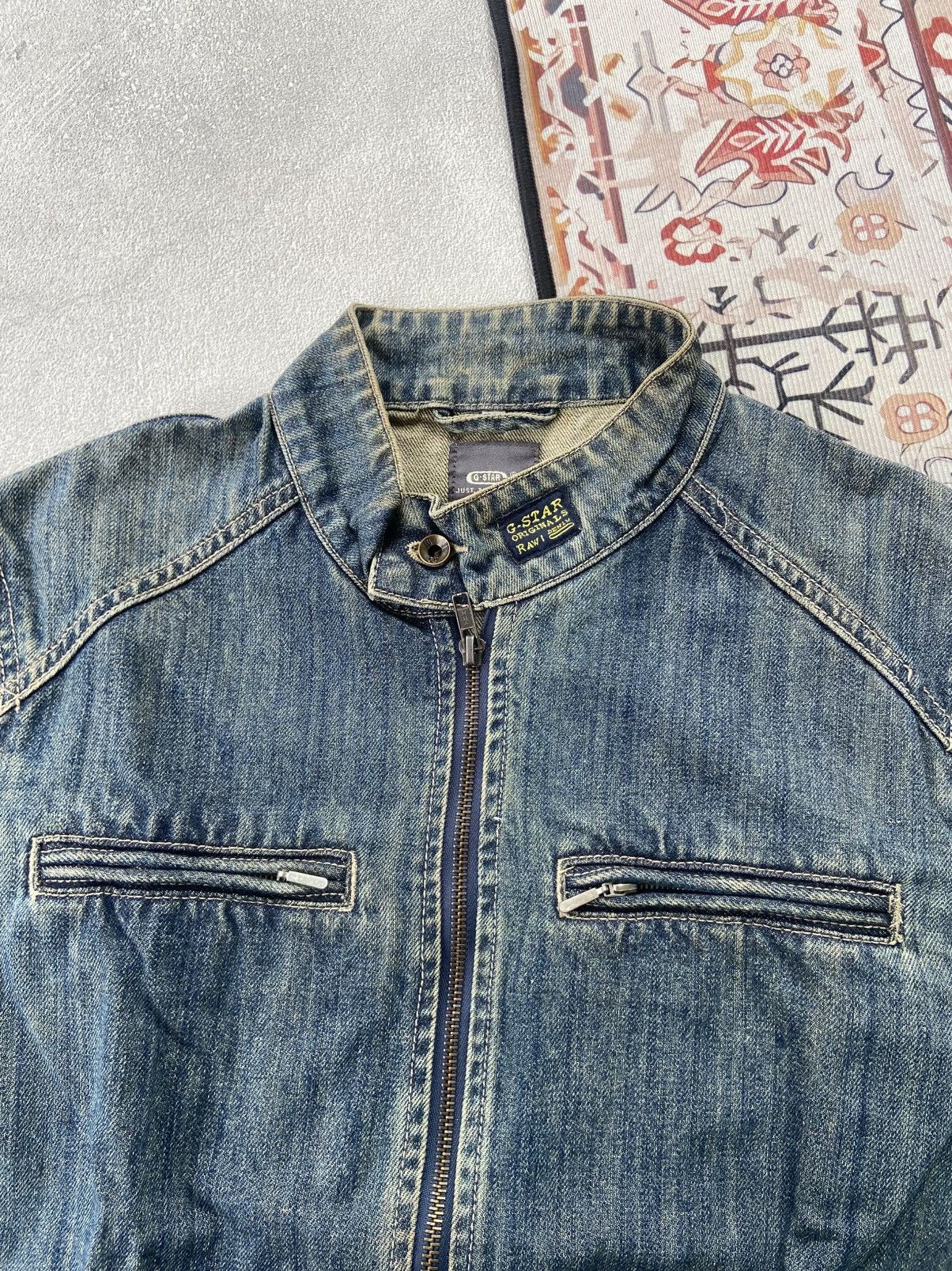 G-Star Vintage G star Raw biker riding fading jacket Size US M / EU 48-50 / 2 - 4 Thumbnail