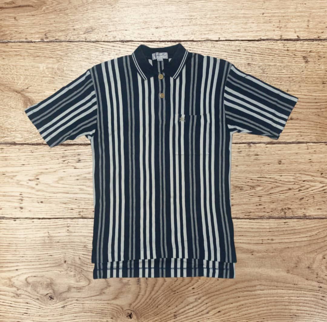 Burberry × Burberry Prorsum × Vintage Burberry Nova Check Wells Knit T-Shirt Size US M / EU 48-50 / 2 - 1 Thumbnail