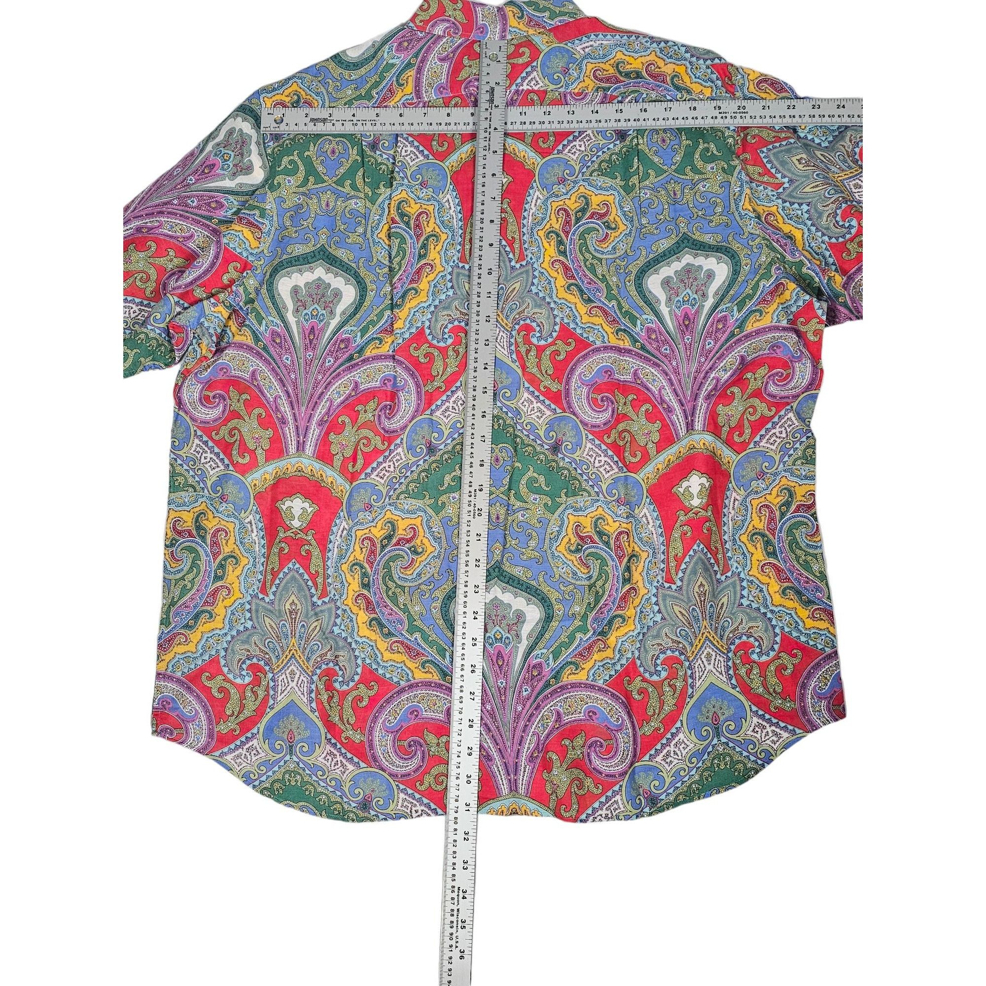 Ralph Lauren Purple Label Paisley Size US XL / EU 56 / 4 - 5 Thumbnail