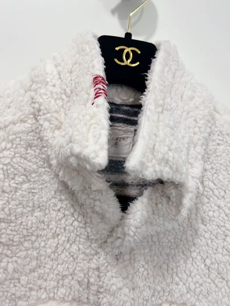 Greg Lauren Greg Lauren Sheepskin Denim Patchwork Jacket Top Size US M / EU 48-50 / 2 - 5 Thumbnail