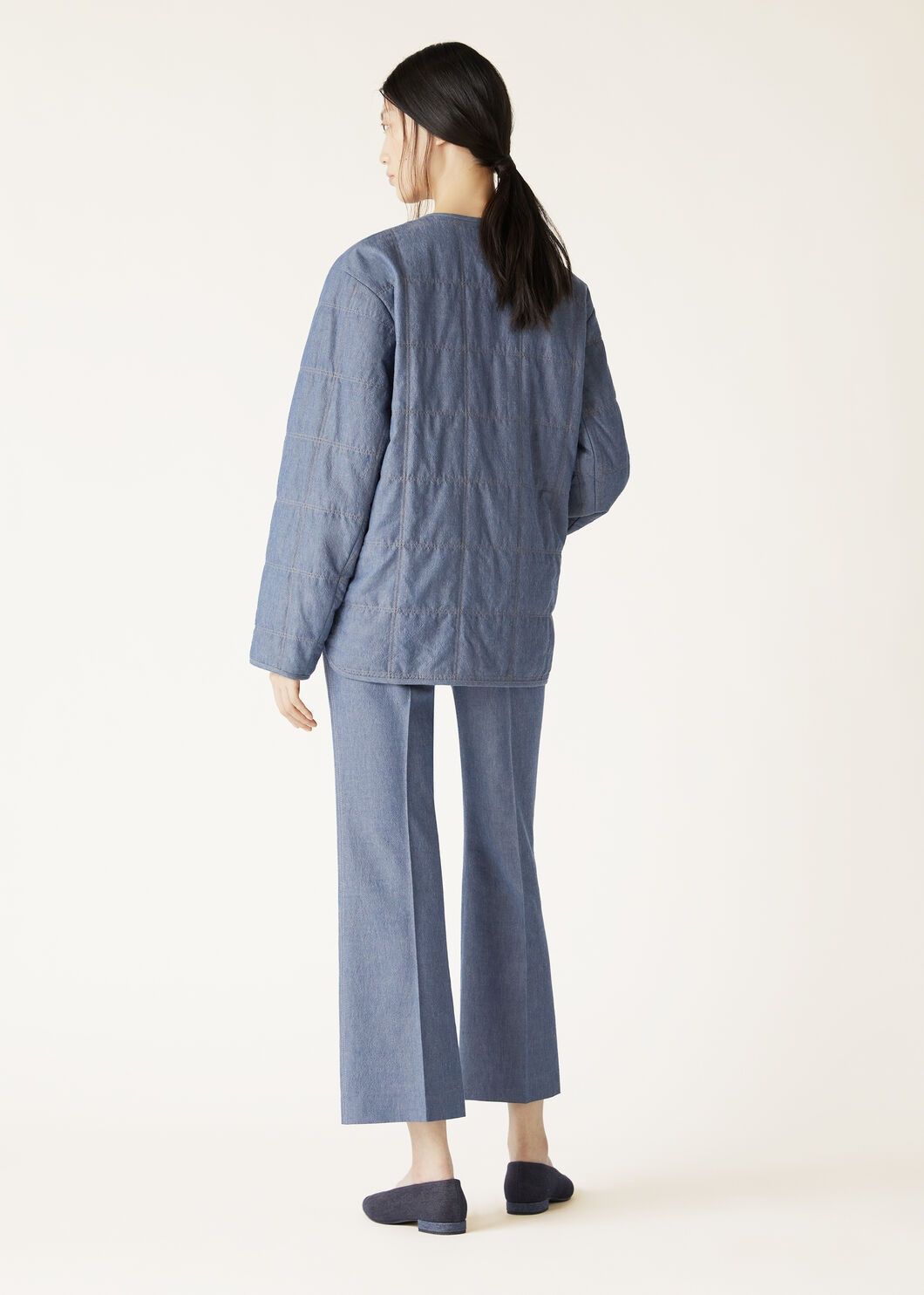 Loro Piana o1srvl11e0825 FAO4172 Nash Pant in Blue Size 28" / US 6 / IT 42 - 5 Thumbnail
