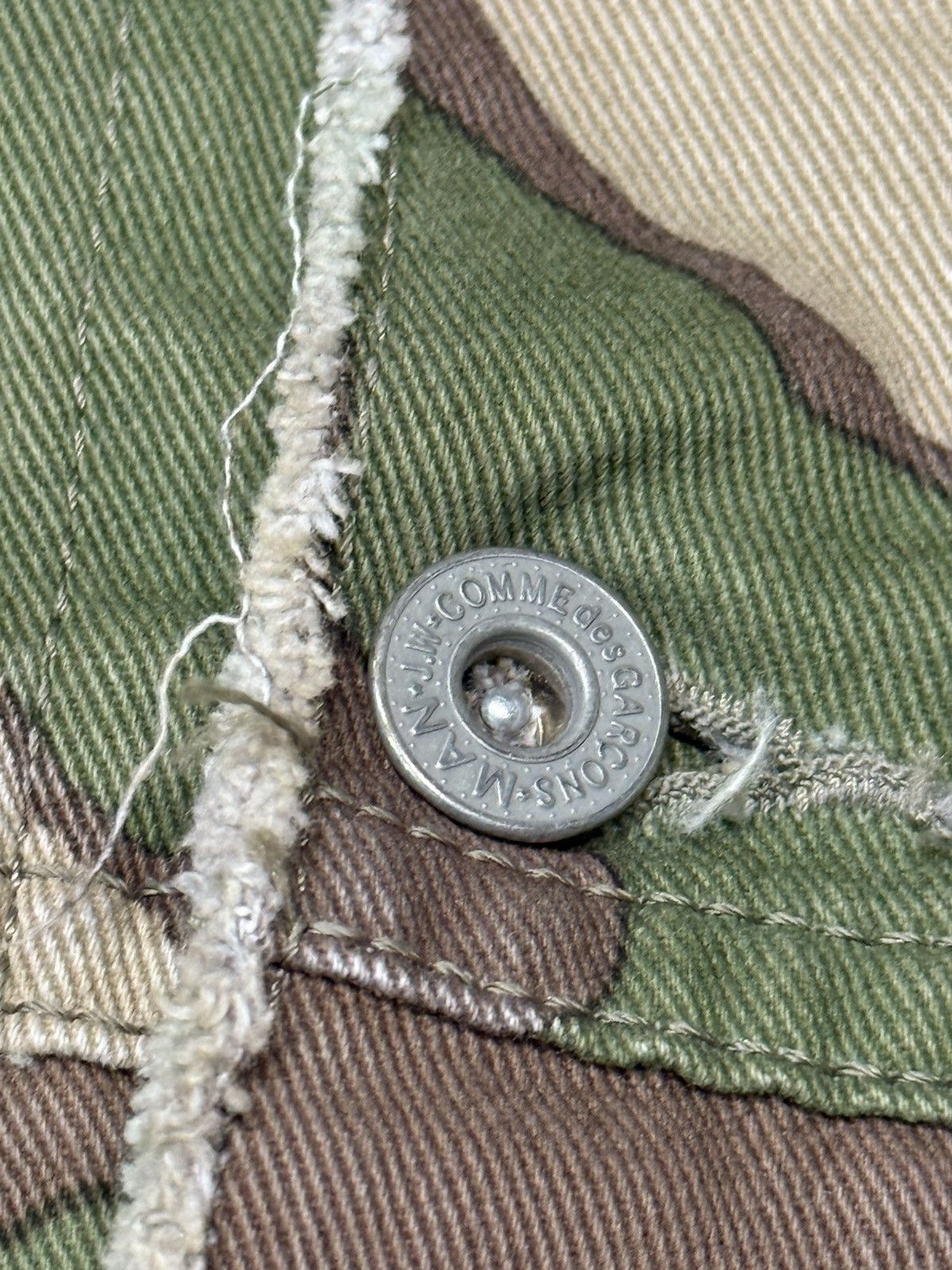 Junya Watanabe 2003 Junya Watanabe camo denim trucker jacket Size M / US 6-8 / IT 42-44 - 3 Thumbnail