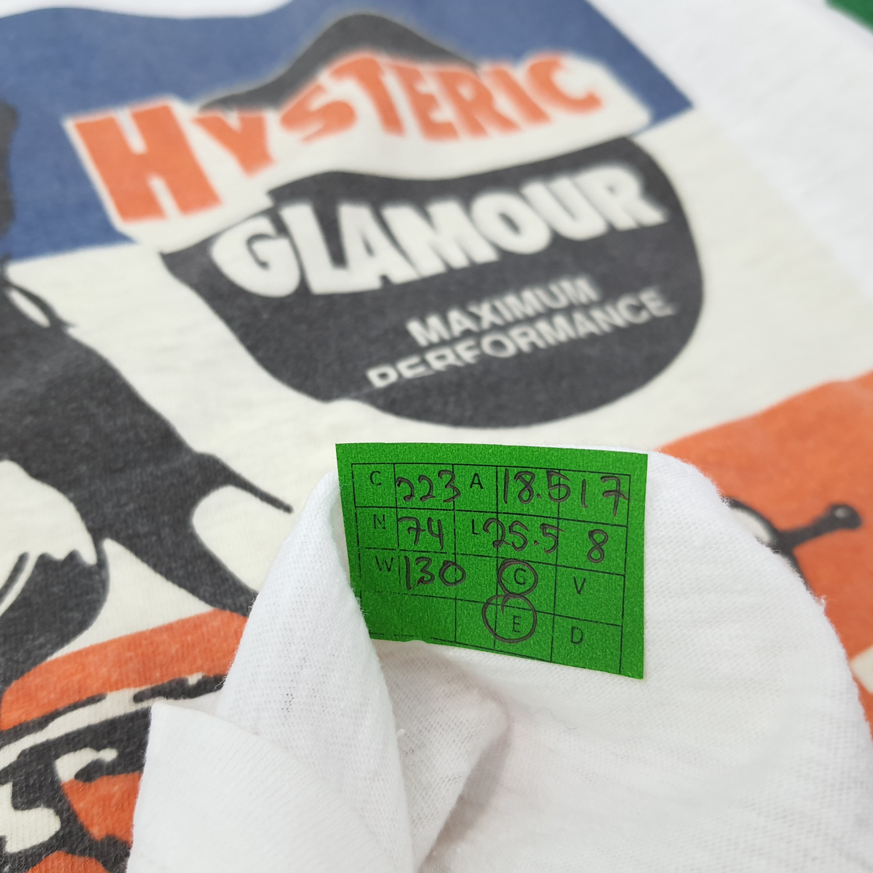 Hysteric Glamour Vintage Hysteric Glamour Japanese Brand Tshirt C223N74 Size US S / EU 44-46 / 1 - 8 Thumbnail