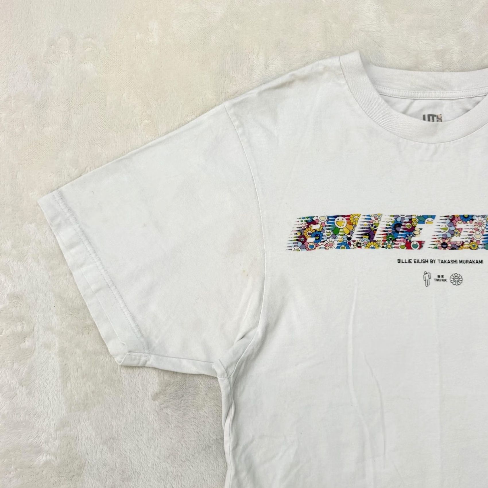 Uniqlo Billie Eilish Uniqlo Shirt Womens M White Murakami Graphic T-Shirt Tee Size M / US 6-8 / IT 42-44 - 6 Thumbnail