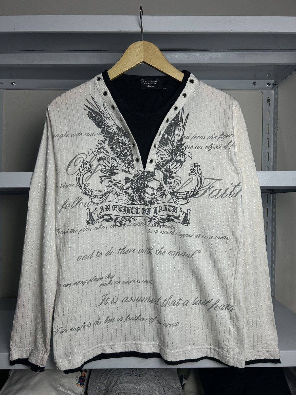 If Six Was Nine Y2k Beaumere Tribal Ifsixwasninen longsleeve Size US M / EU 48-50 / 2 - 1 Thumbnail