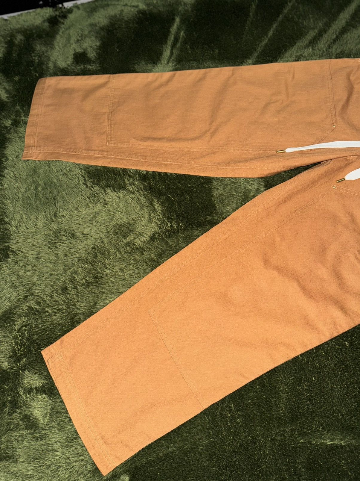 Puma × Rhude [XL] Puma x Rhude Rhuigi Heavy Cotton Double Knee Pants Tan Size US 38 / EU 54 - 6 Thumbnail