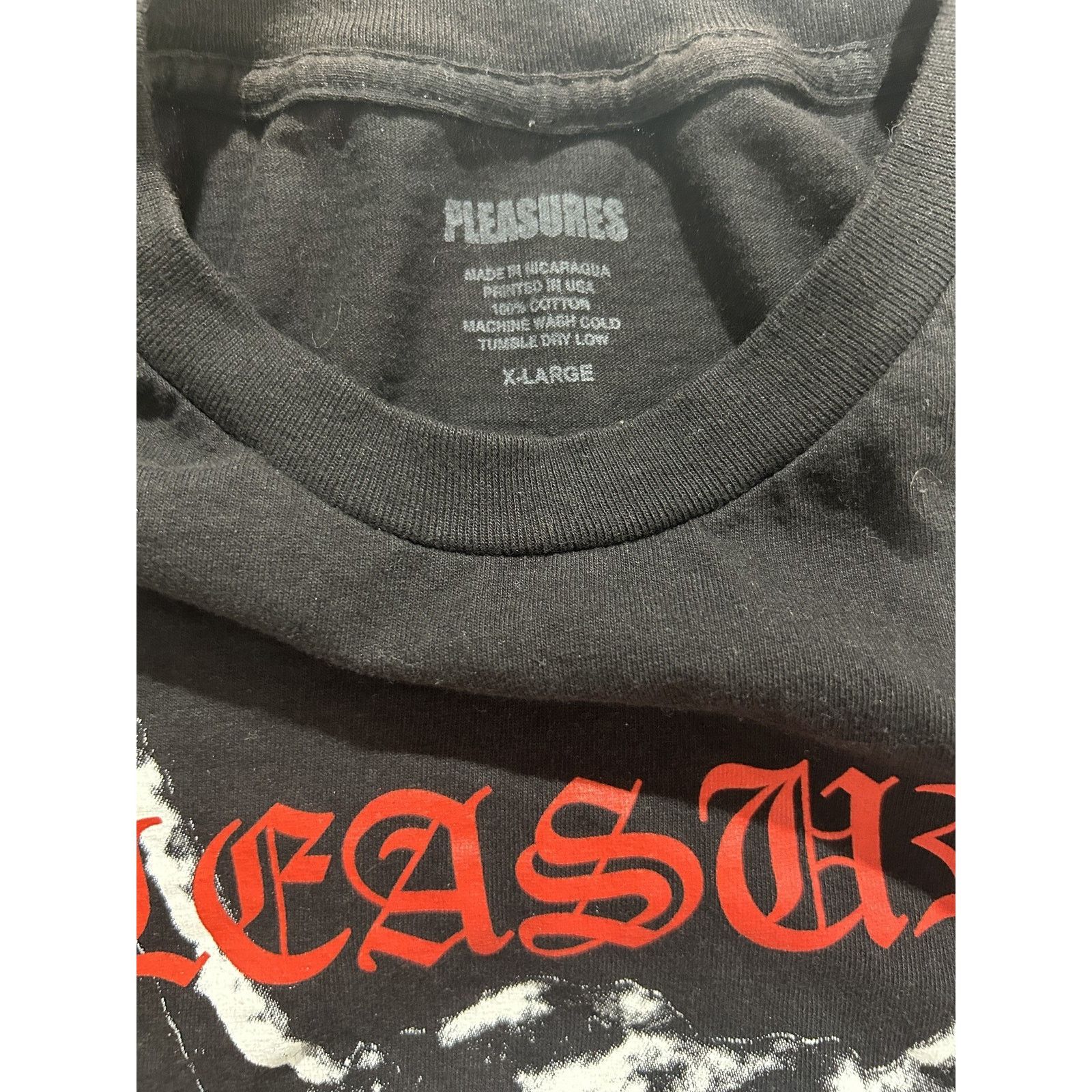 Pleasures PLEASURES GOAT TEE BLACK SIZE XL PREOWNED Size US XL / EU 56 / 4 - 3 Thumbnail