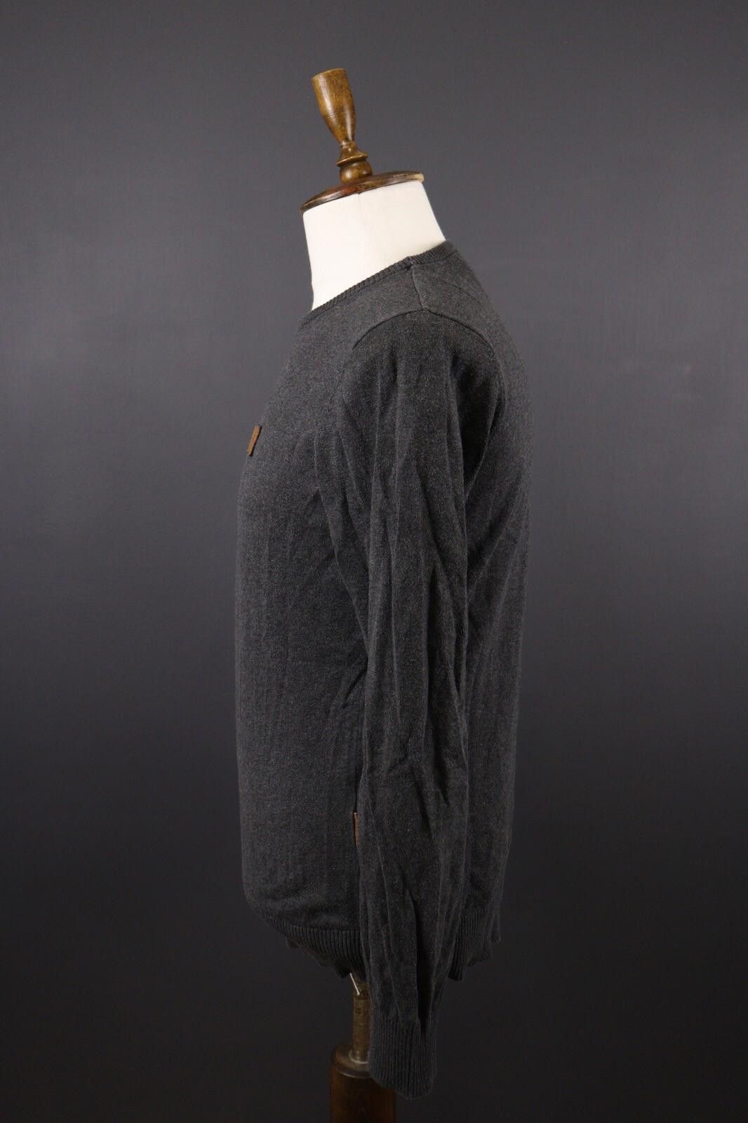 Naketano Naketano World Gray Cotton Knit Long Sleeve Sweater Size L Size US L / EU 52-54 / 3 - 6 Thumbnail