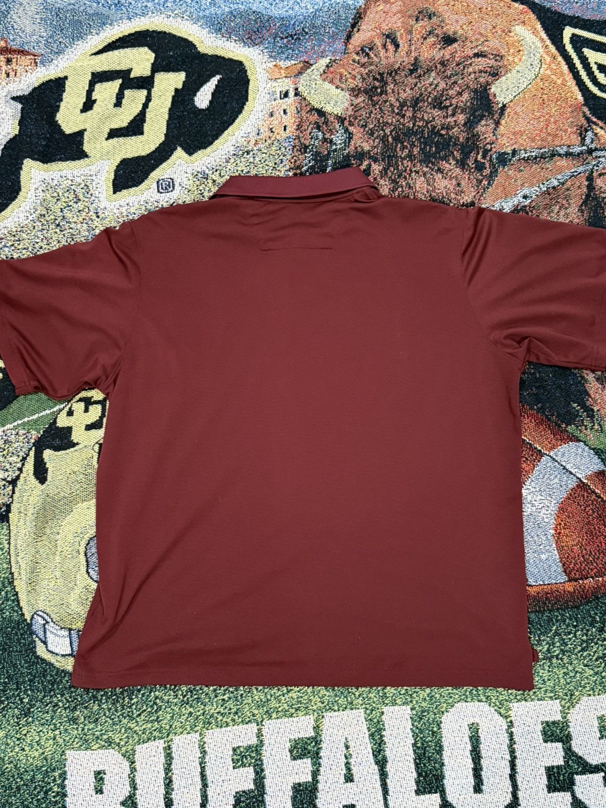 Antigua Pebble Beach burgundy golf polo Size US XL / EU 56 / 4 - 3 Thumbnail