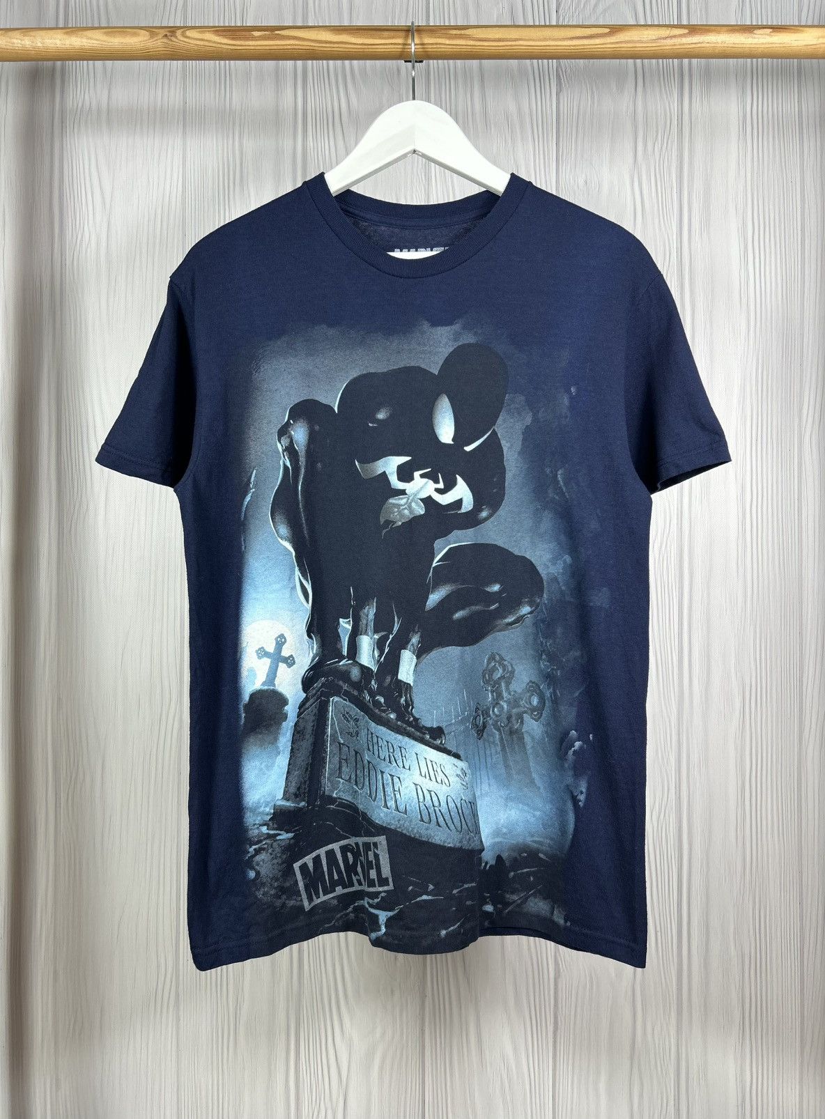 Marvel Comics Marvel AOP Dark Spider Man Venom Eddie Brock T-Shirt Size M Size US M / EU 48-50 / 2 - 1 Thumbnail