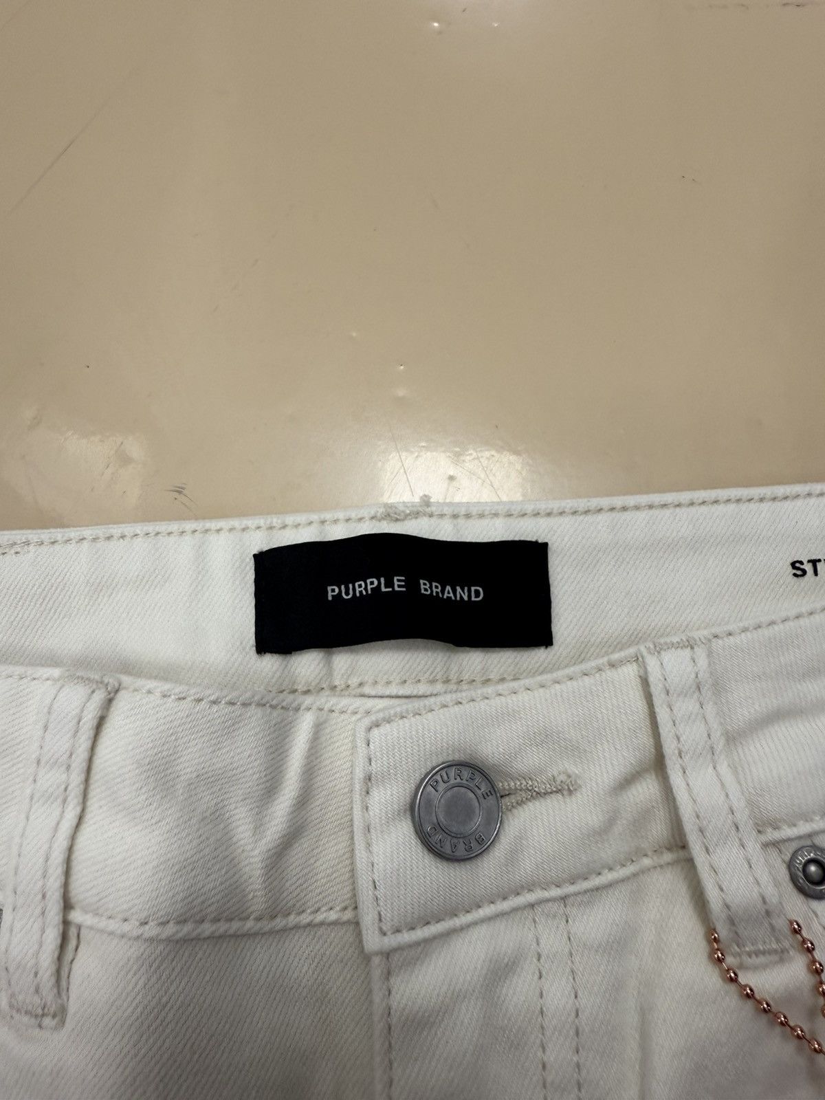 Other Purple Brand Whisper White Slim Jeans Size 26" / US 2 / IT 38 - 4 Thumbnail
