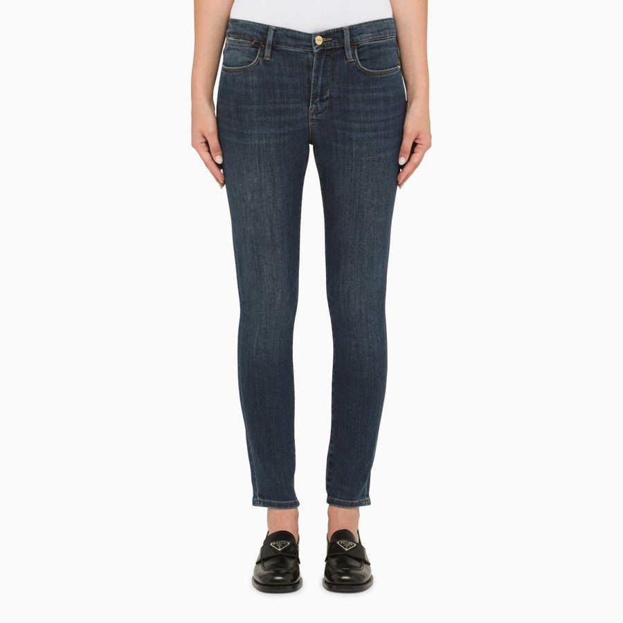 Frame o1d2blof0824 Le High Skinny Jeans in Blue Size 25" / US 0 / IT 36 - 1 Thumbnail