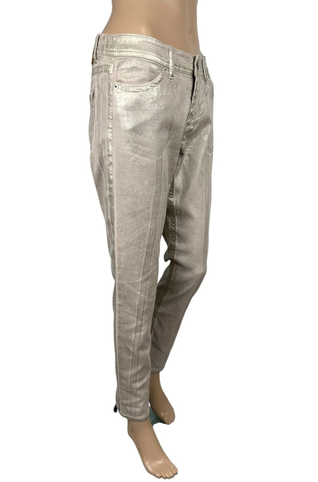 Other Marc Cain Waxed Glitter Slim Jeans size 3 Size 28" / US 6 / IT 42 - 3 Thumbnail
