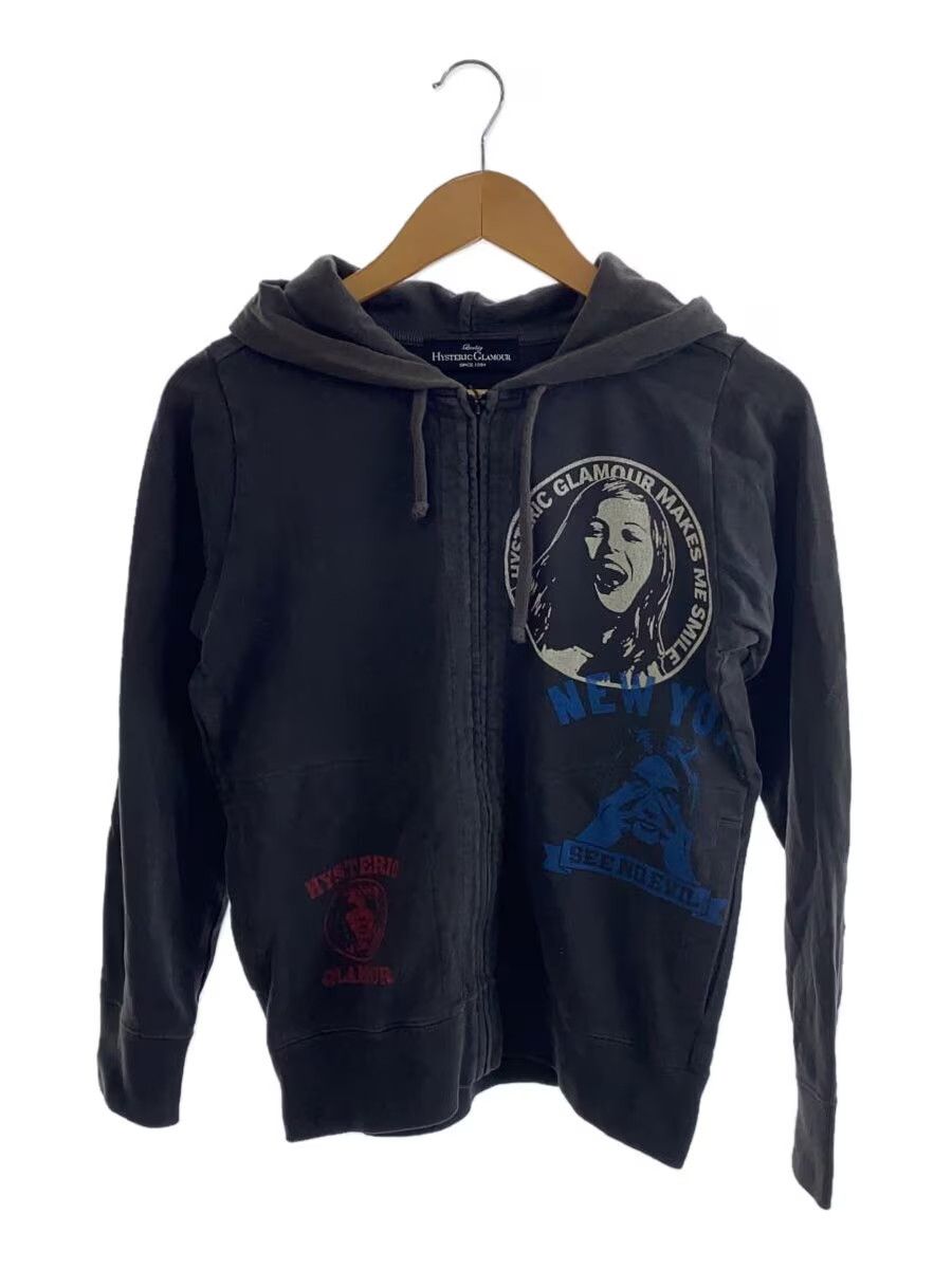 hysteric glamour smile girl zip hoodie