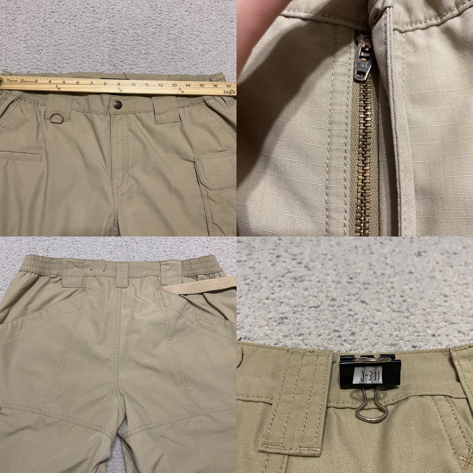 Vintage 5.11 Tactical Womens Pants 16 Beige Cargo Ripstop Utility Hiking Covert Military Army Pockets 5.11 Tactical Womens Regular Straight Jeans? Wait. Size 38" / US 16 / IT 52 - 8 Thumbnail