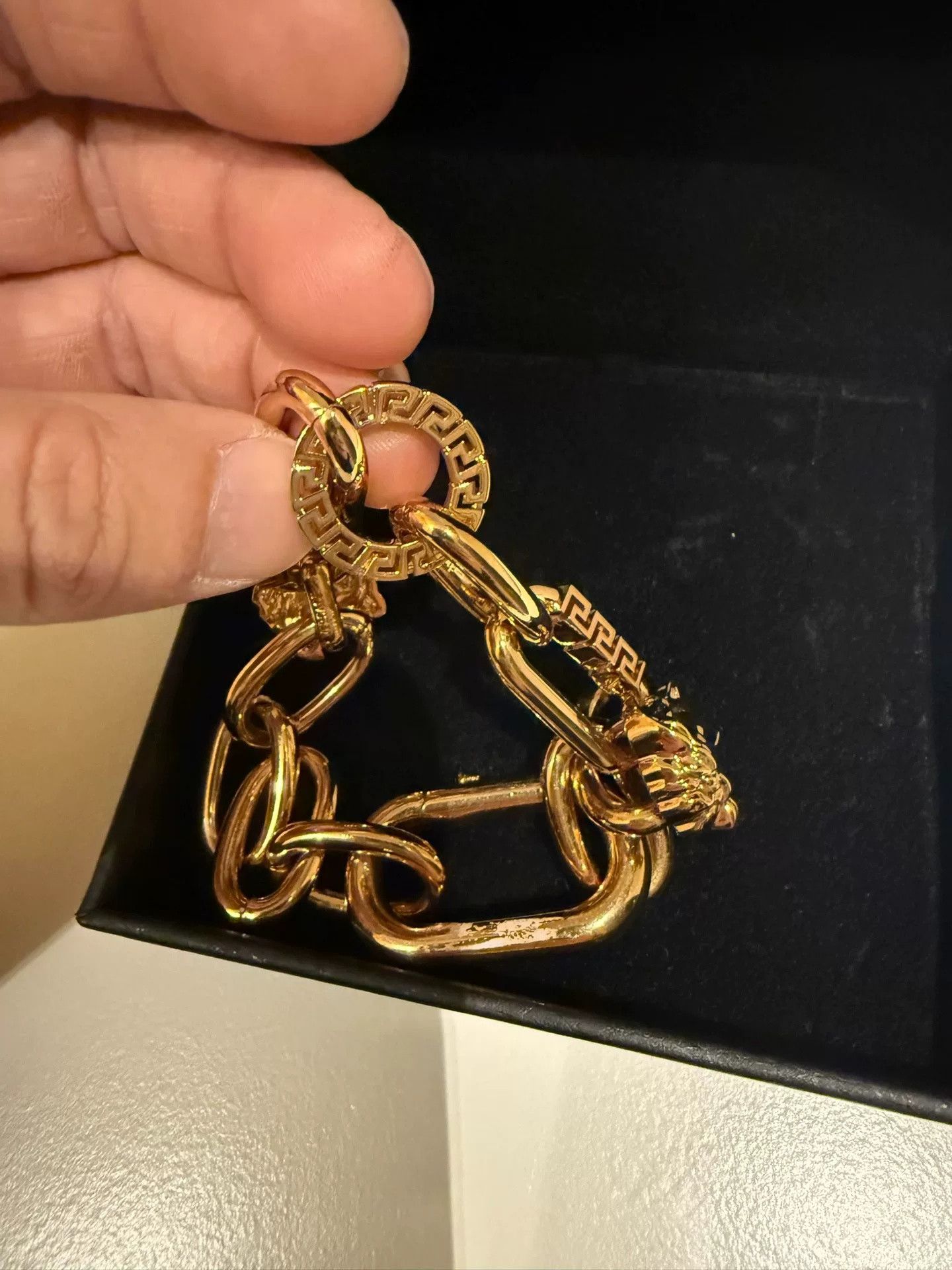 Versace Versace Gold-Plated Medusa Bracelet Size ONE SIZE - 6 Thumbnail