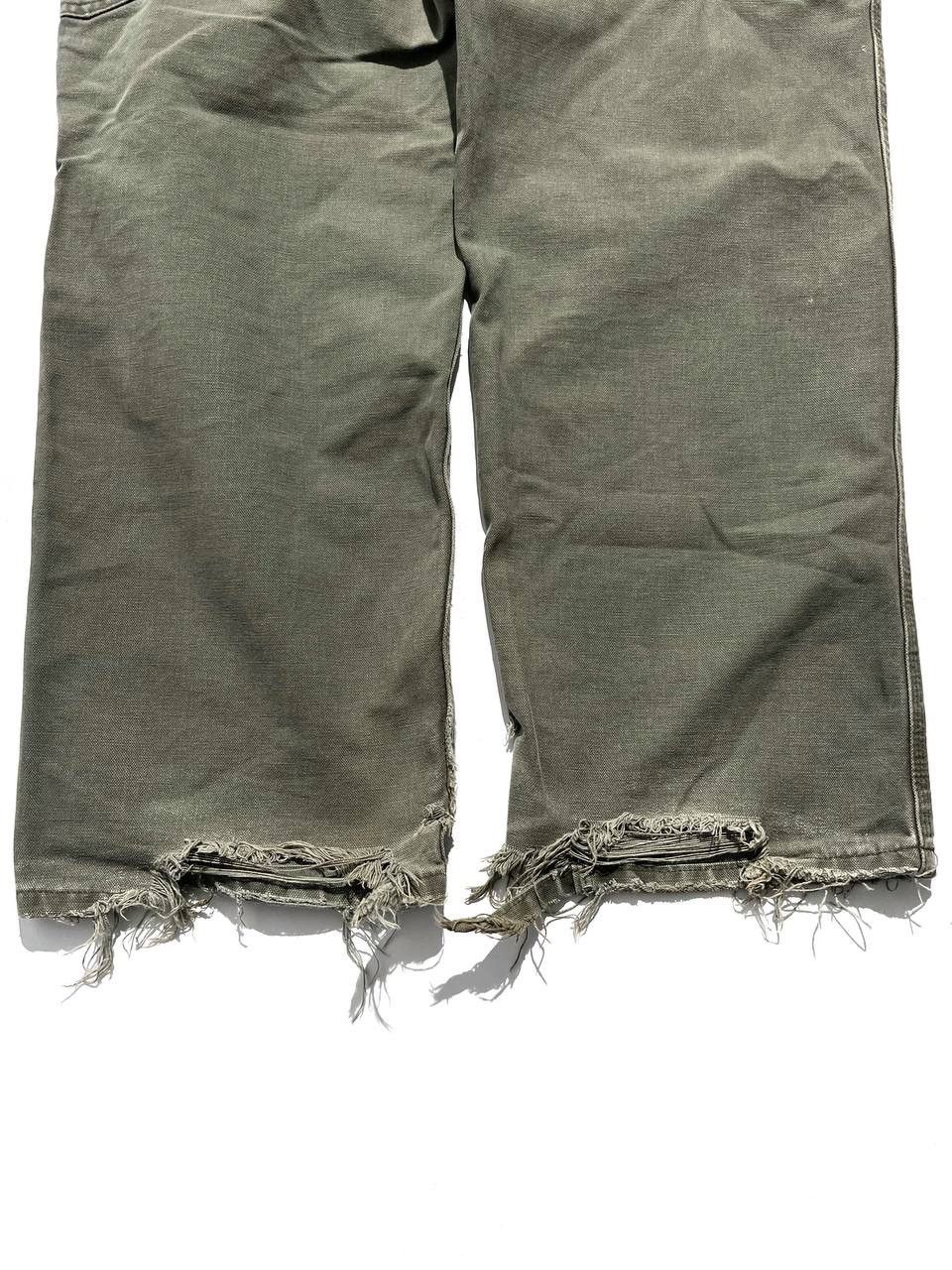 Carhartt Vintage Carhartt Distressed Workewear Olive Pants Size 36" / US 14 / IT 50 - 5 Thumbnail