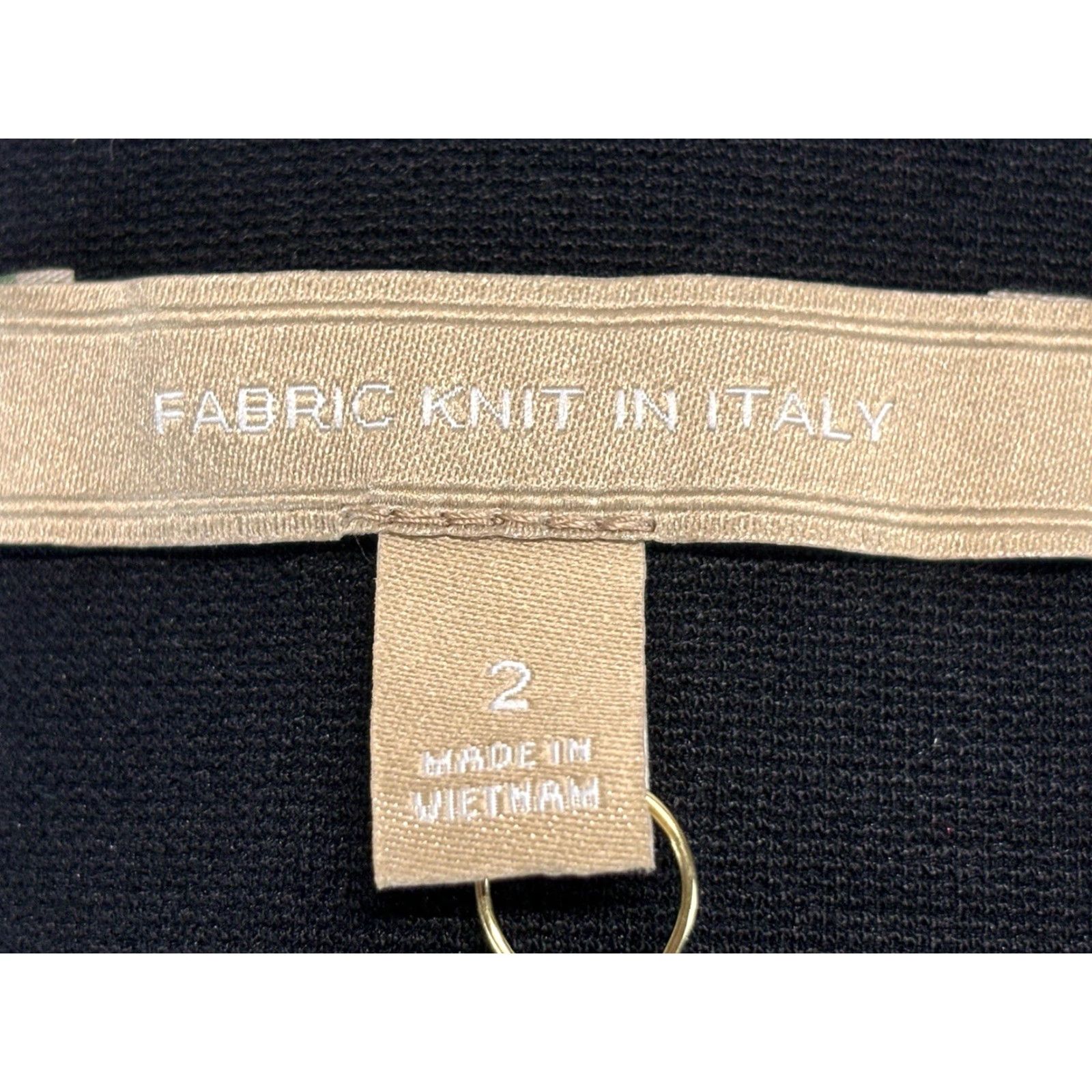 Talbots NEW! Talbots Italian Knit Luxe Blazer Jacket 2 Open Front Black Classic Career Size XS / US 0-2 / IT 36-38 - 6 Thumbnail