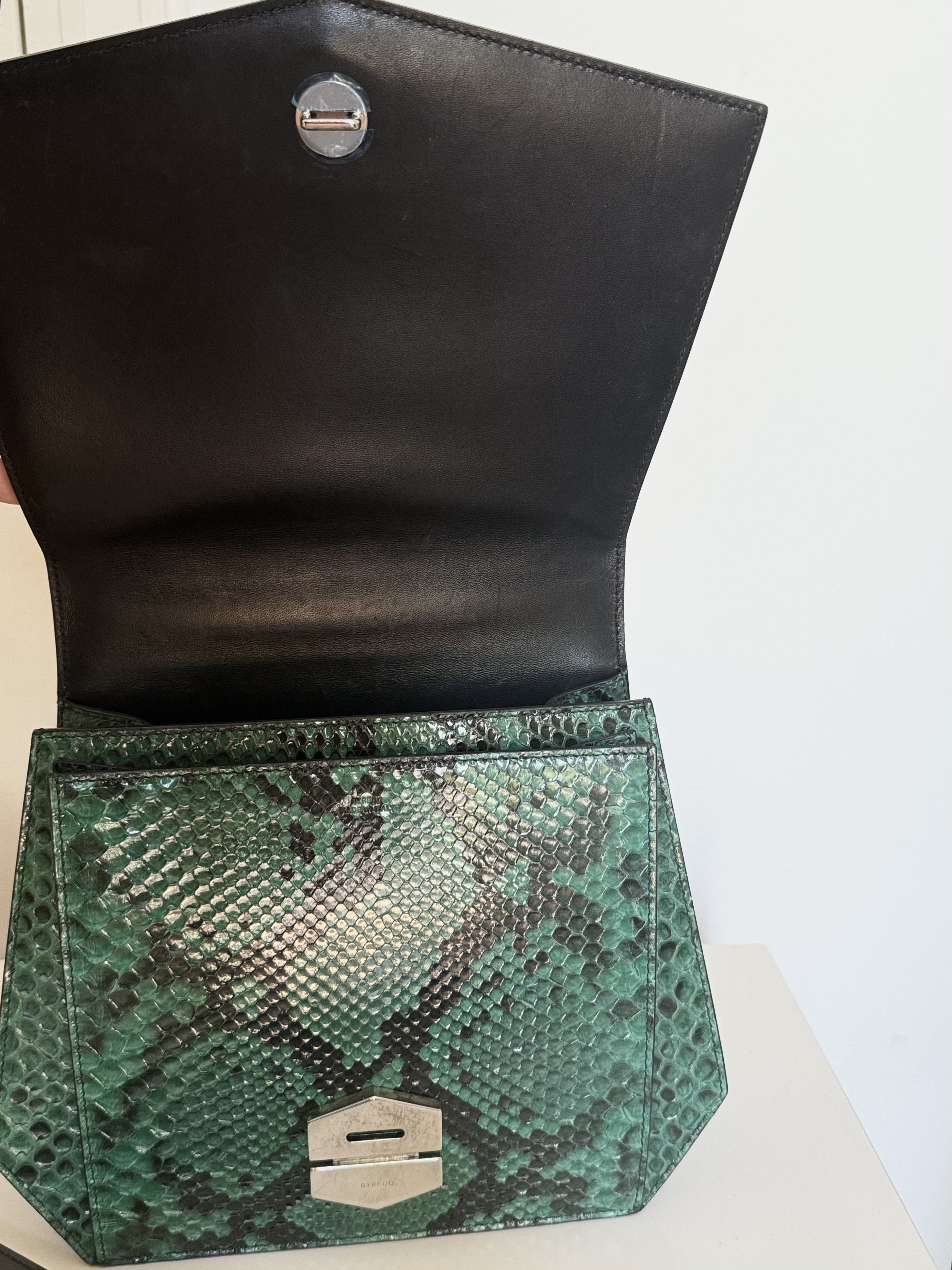 Byredo Byredo Limited Edition Dark Green Python Leather Bag Size ONE SIZE - 5 Thumbnail