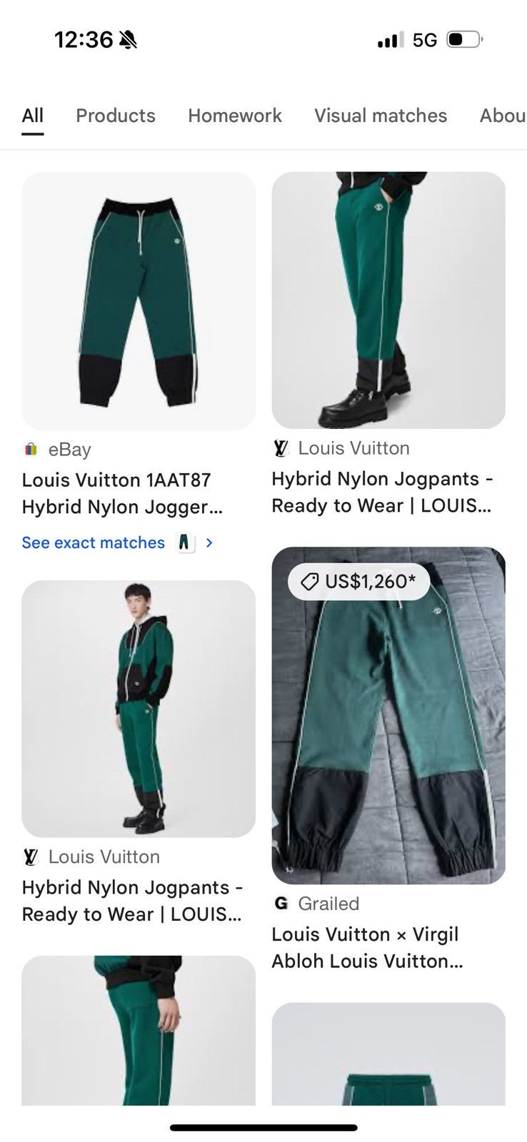 Louis Vuitton LOUIS VUITTON HYBRID NYLON JOGGER sizes in photos by tap Size US 32 / EU 48 - 23 Thumbnail