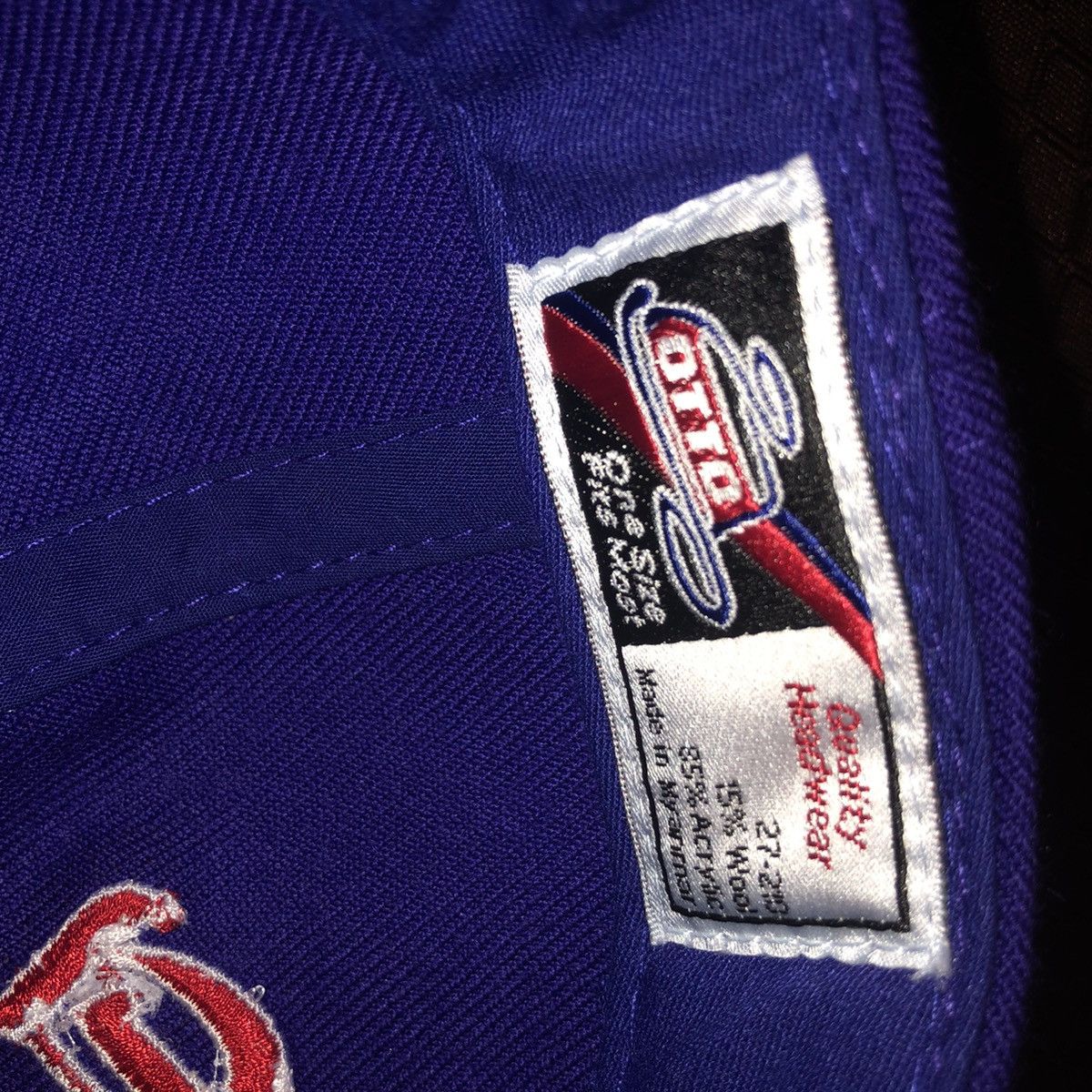 Otto Vintage Toronto Raptors Old English Snapback Hat Size ONE SIZE - 4 Thumbnail