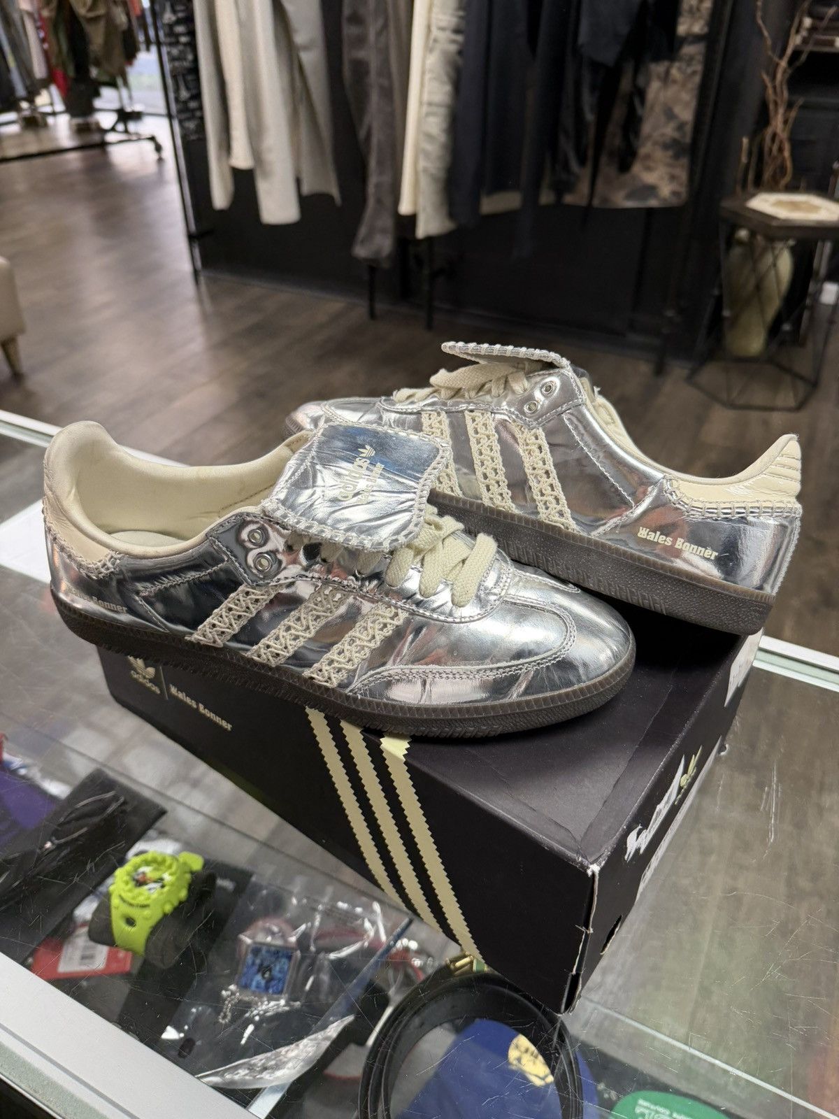 Adidas  Wales Bonner Adidas x Wales Bonner Silver Samba | Grailed