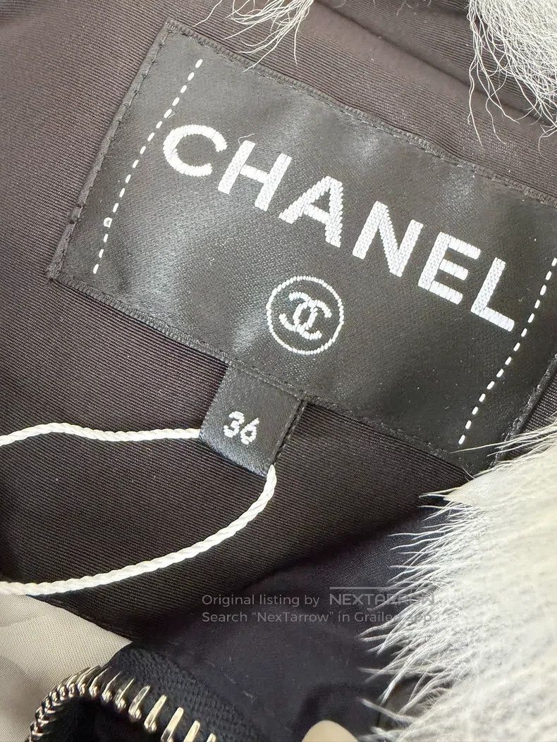 Chanel Chanel Ski series wool collar rhinestone buckle cotton jac Size XS / US 0-2 / IT 36-38 - 3 Thumbnail