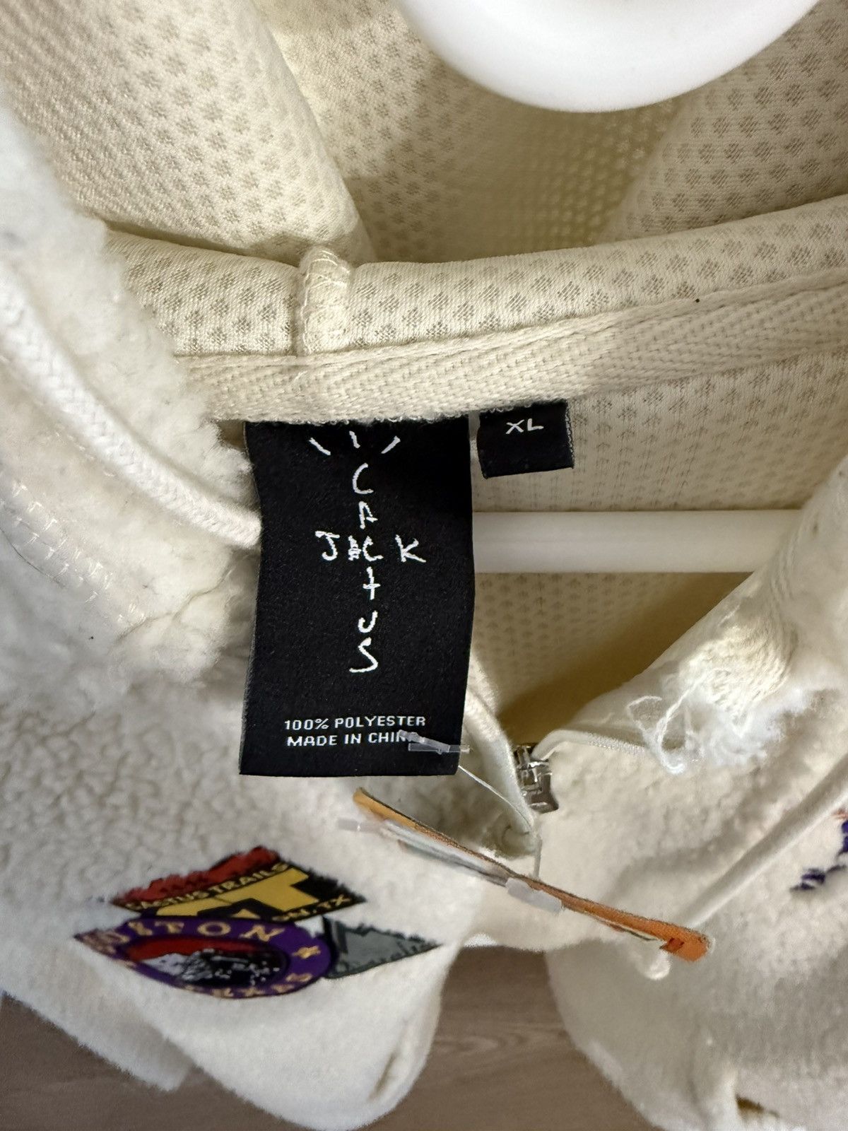 Travis Scott Travis Scott Cactus Trails Half Zip Sherpa Hoodie in Cream Size US XL / EU 56 / 4 - 5 Thumbnail