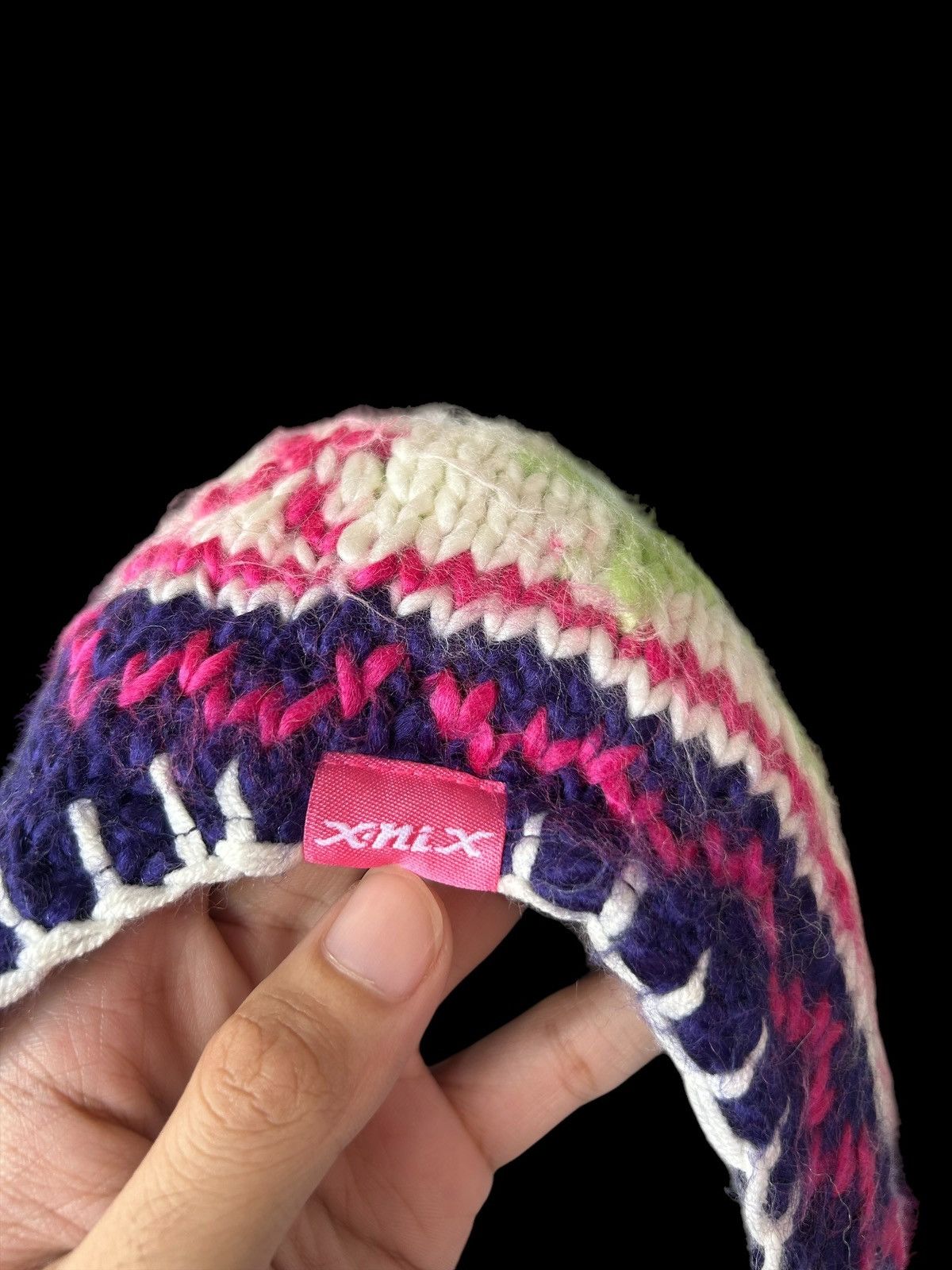 Japanese Brand × Kapital × Vintage Japanese Brand knitt hairy Beanie Hats Rare🎌☠️ Size ONE SIZE - 4 Thumbnail