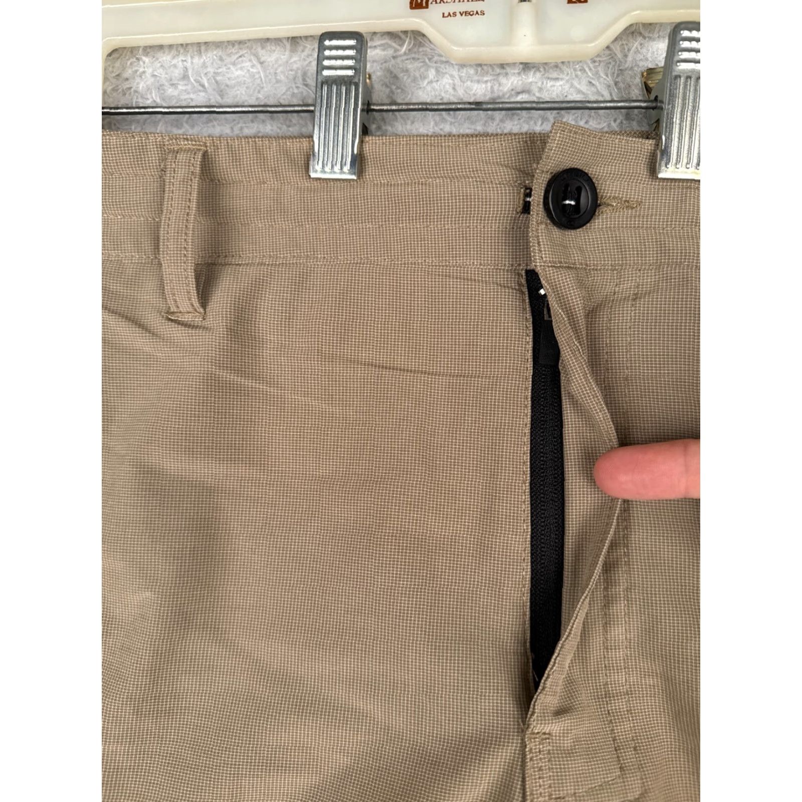 O'Neill ONeill Shorts Men 38 Beige Cargo Regular Fit Polyester Cotton Blend 38x9 Casual Beach Spring Summer 2000s Mens Size US 38 / EU 54 - 6 Thumbnail