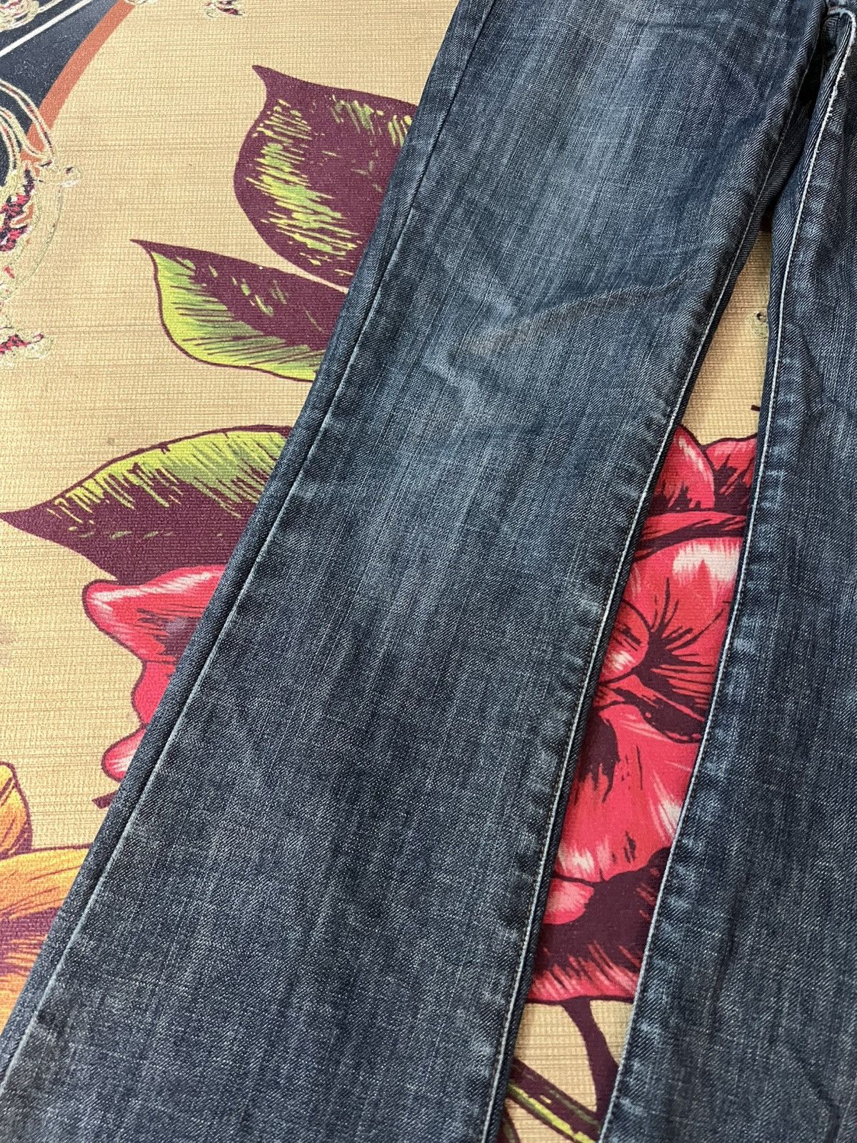 Japanese Brand × Uniqlo × Vintage 💥Flare💥Vintage Uniqlo Flare Blue Jean Size 28" / US 6 / IT 42 - 5 Thumbnail