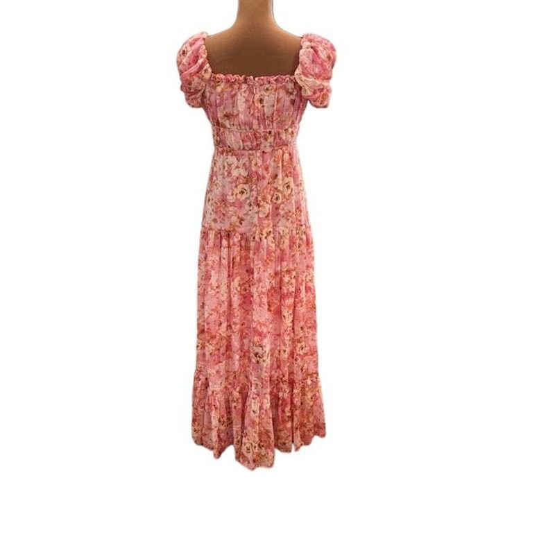 ASTR The Label ASTR “Roseline” Off Shoulder Floral Tiered Maxi Dress Size S / US 4 / IT 40 - 6 Thumbnail