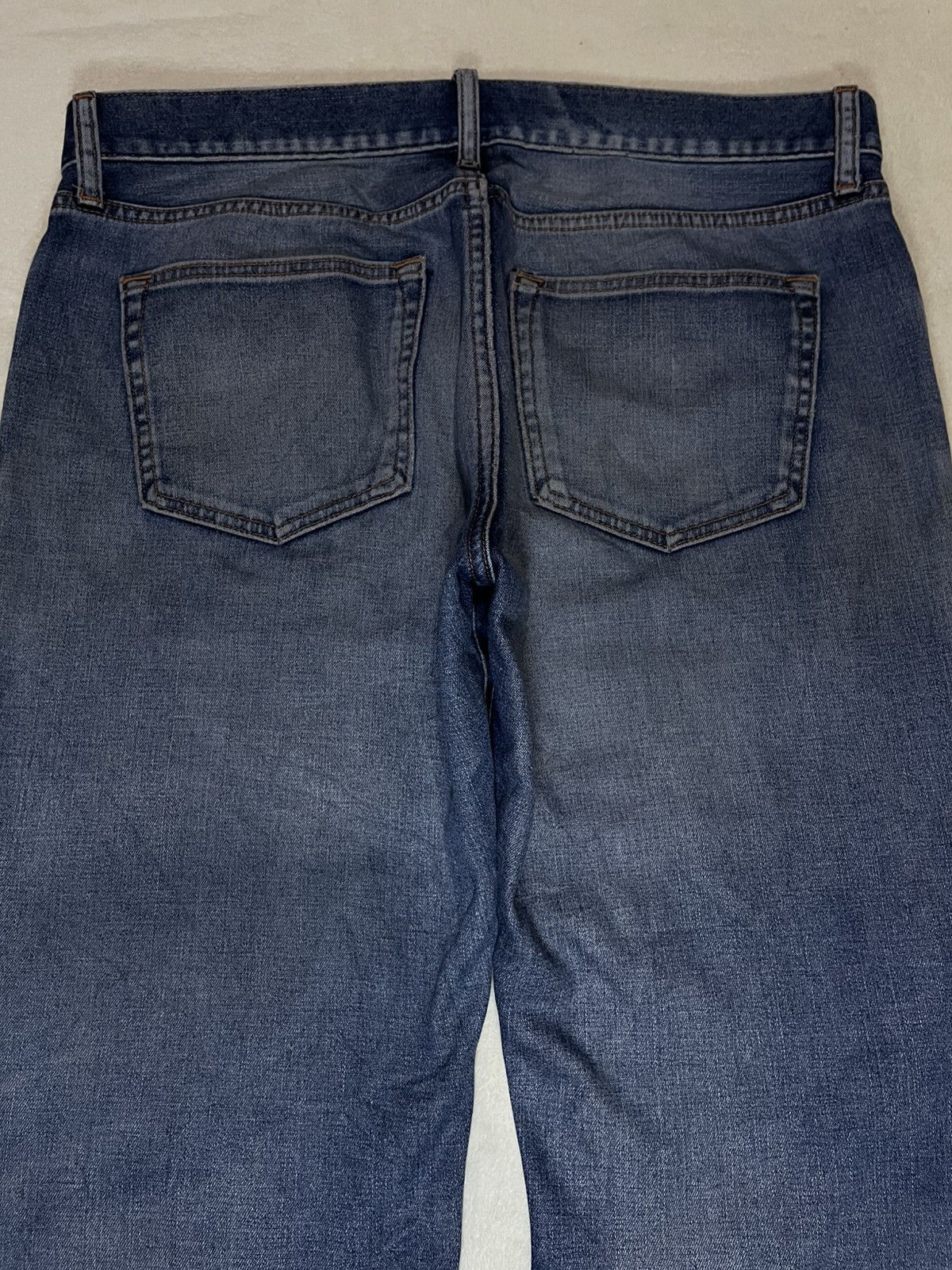 Uniqlo Vintage Japanese Brand Distress Faded Denim Jeans Size US 36 / EU 52 - 13 Thumbnail