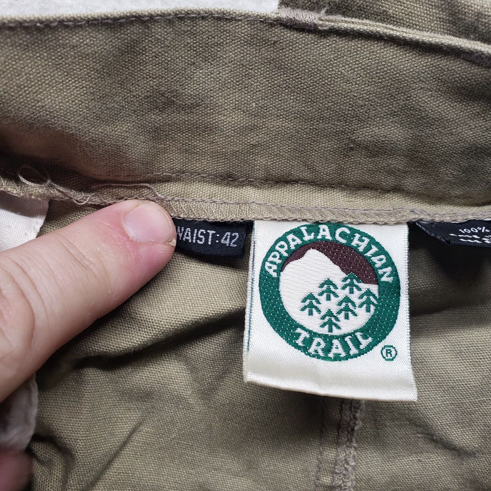 Vintage VINTAGE Appalachian Trail Cargo Shorts Men Adult Size 42 Brown Cotton Spring Summer 90s Size US 42 / EU 58 - 3 Thumbnail
