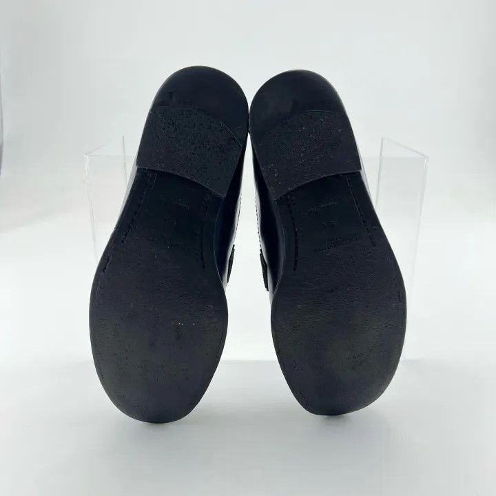 Louis Vuitton Louis Vuitton Black Leather Slip-On Loafers -2508 Size US 7.5 / EU 40-41 - 4 Thumbnail