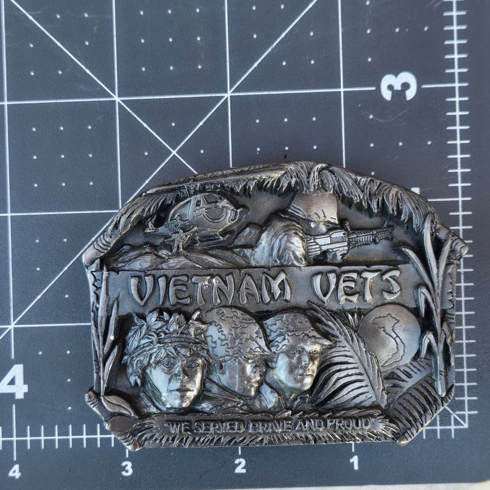 Other Vietnam Vets Belt Buckle War Veterans Soldiers Military Army Size ONE SIZE - 3 Thumbnail