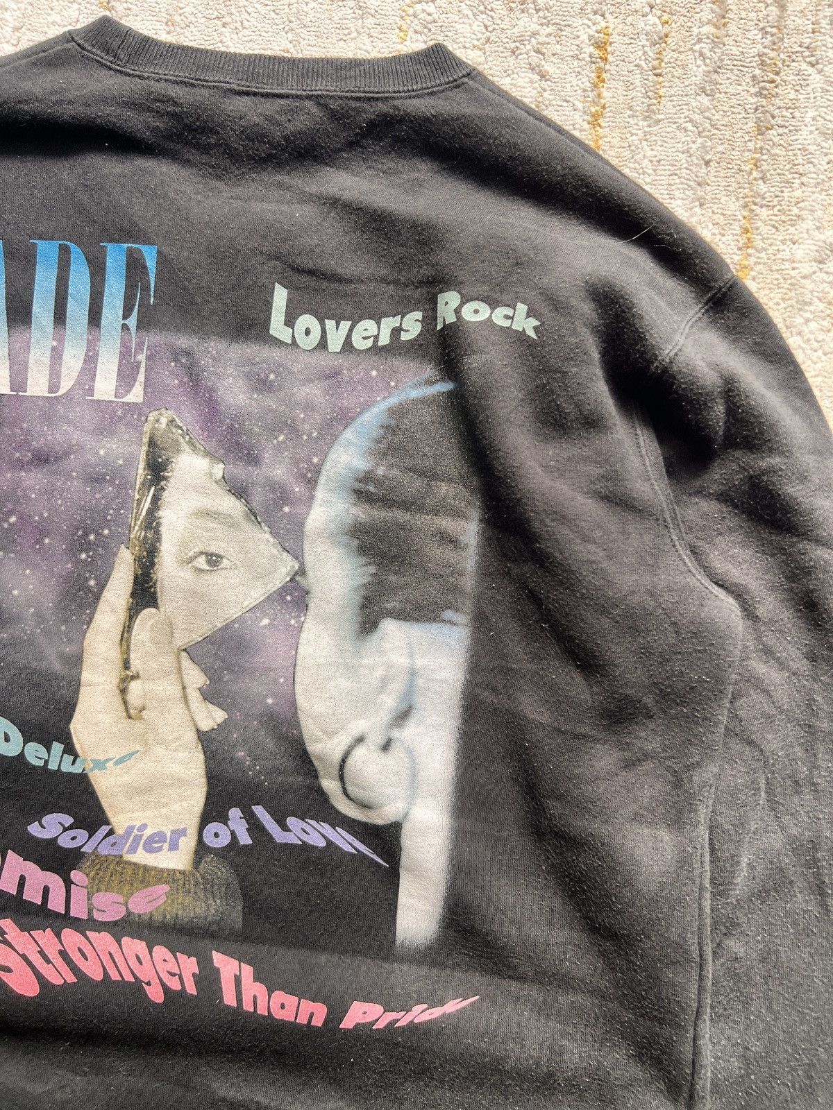 Band Tees × Vintage Vtg Sade Diamond Life Black Sweater Size US L / EU 52-54 / 3 - 10 Thumbnail