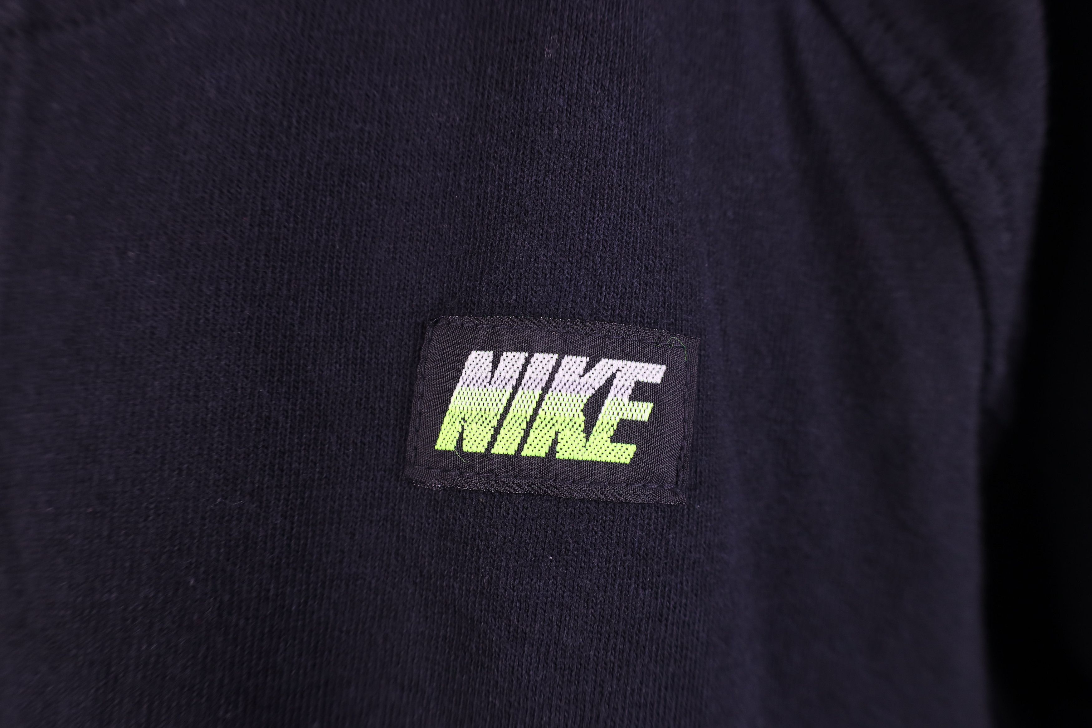 Nike Vintage 80s Nike Spell Out Boxy Oversized Ribbed T-Shirt USA Size M / US 6-8 / IT 42-44 - 4 Thumbnail