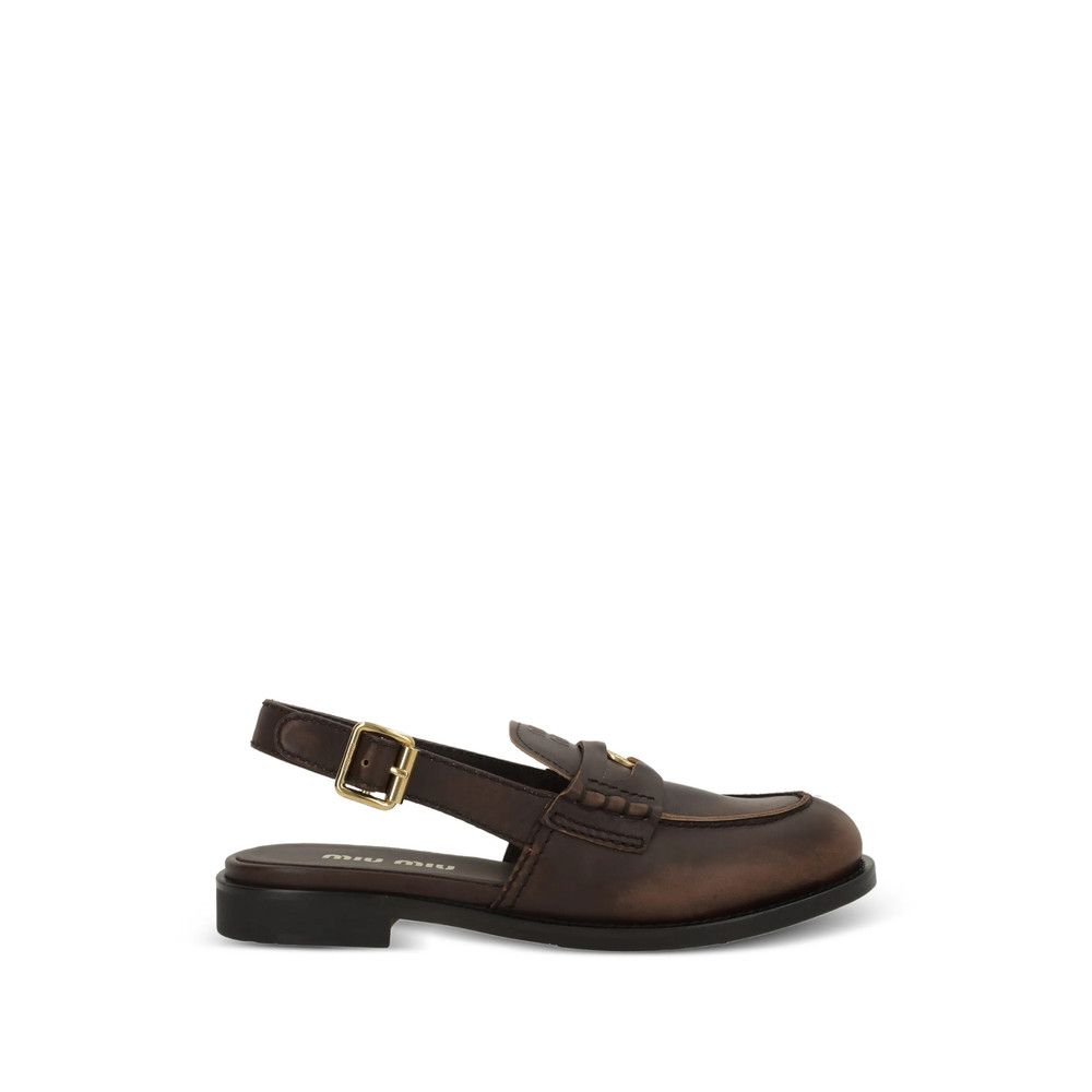 Miu Miu Miu Miu BROWN Loafers Size US 6 / IT 36 - 1 Thumbnail