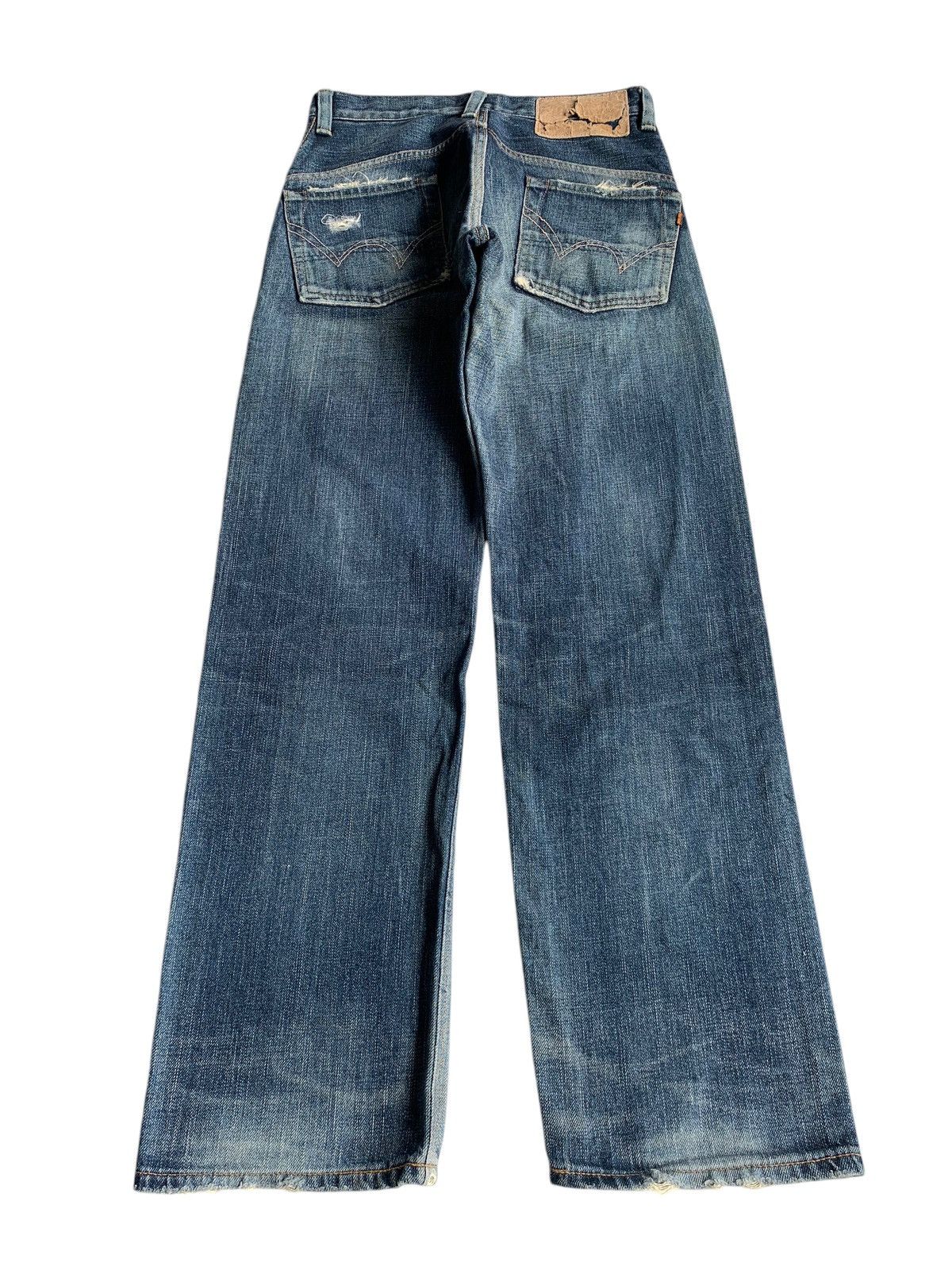 Edwin × Kapital × Vintage EDWIN SELVEDGE REDLINE JAPANESE DISTRESSED DENIM Size US 29 - 4 Thumbnail
