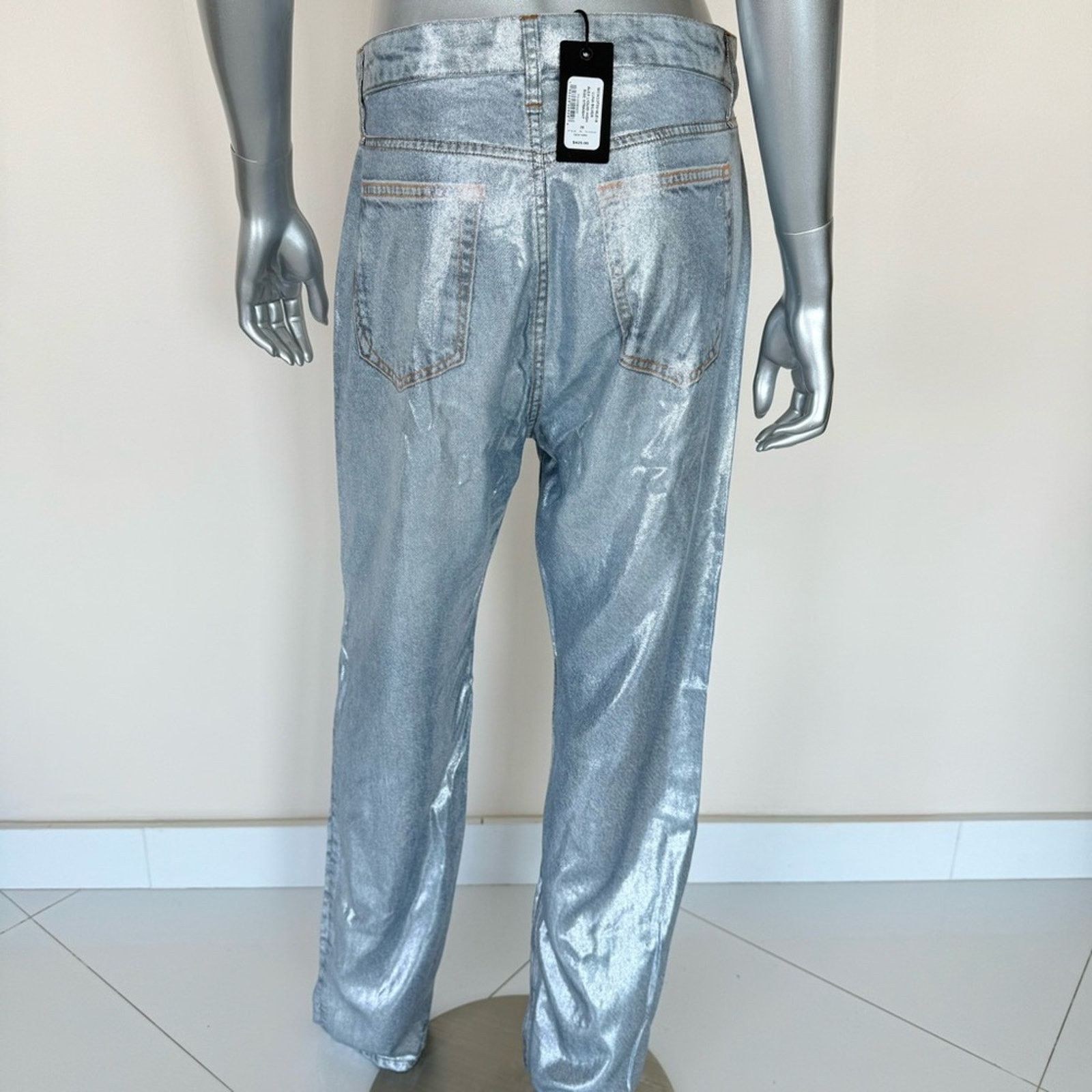 Rag & Bone NWT! Rag&bone women shimmer dress pants size 28 Retail 425$ Size 28" / US 6 / IT 42 - 2 Thumbnail